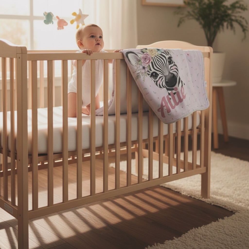 A soft Sunday story, stitched in pink and snow. ☀️❄️
This personalized Zinnia Blanket was inspired by the simplest — and sweetest — birth card: soft pink tones and a tiny baby zebra.
From that idea, everything followed naturally.
🌸 Pink cotton scattered with little flowers
🤍 White snow minky, extra soft for sleepy moments
✨ A silver, subtly shiny binding to catch the light
🦓 And a self made zebra design printed using DTF for the very first time — and honestly… I’m in love with the result.
Seeing it hanging on the crib rail, while baby sleeps peacefully under her mobile, felt like the perfect ending to a sunny yet snowy Sunday.
One blanket. One story. One little first.
Thank you for trusting me with these moments 🤍
#MM_Zinnia
#PersonalisedBabyGift
#SlowMadeWithLove
#HandmadeForBabies
#SundaySoftness