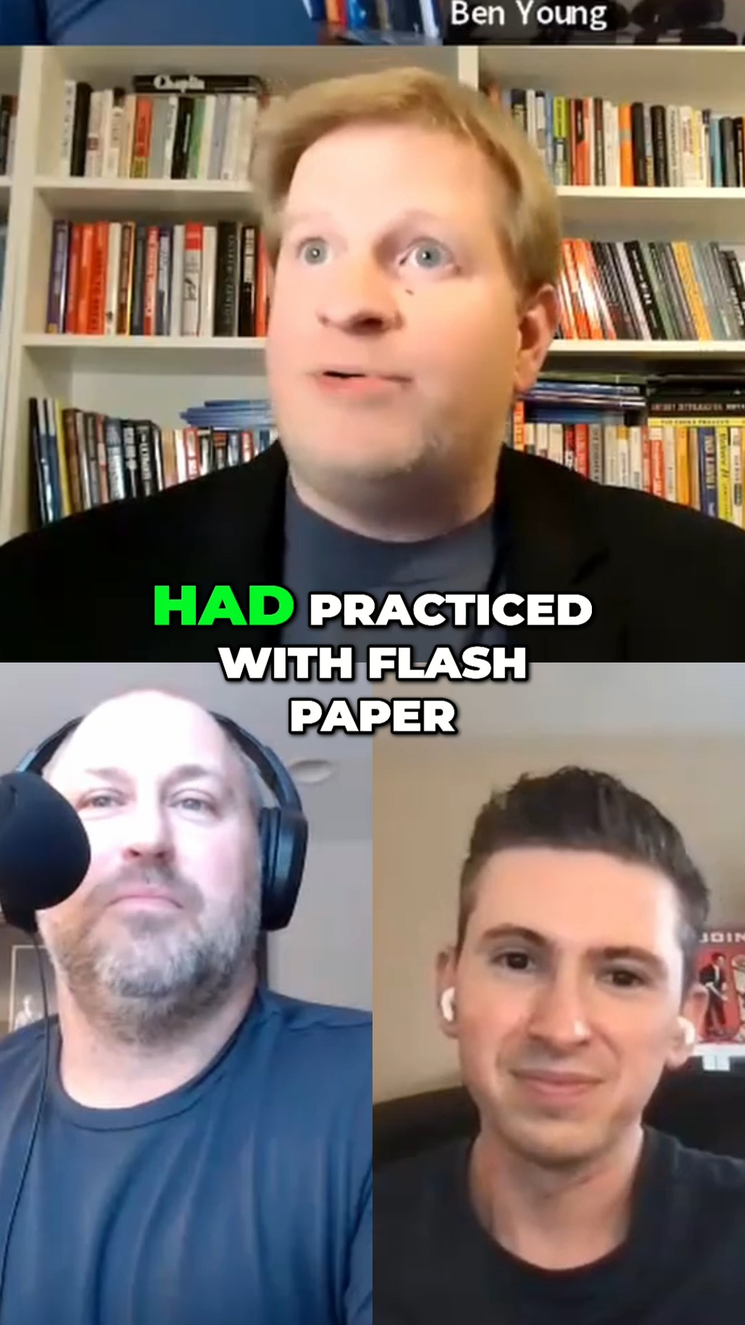 The I.B.M. Podcast guys discuss the wildest shows they've done. Have YOU ever accidentally set yourself on fire during a gig? Check out the entire podcast episode on your favorite podcast provider and laugh along with them.