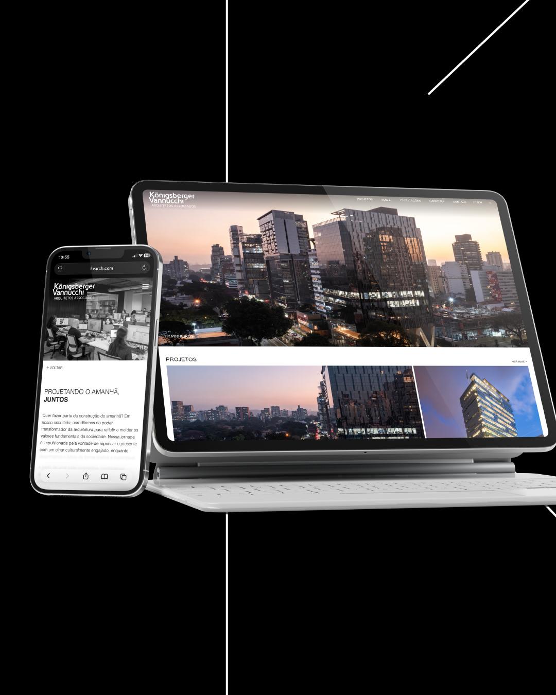 Desenvolvemos o novo site da Königsberger Vannucchi, apresentando o escritório de forma moderna, intuitiva e alinhada ao seu posicionamento.
Criamos um ambiente claro e funcional, pensado para valorizar os projetos, facilitar a navegação e transmitir a identidade da marca em cada detalhe.
Uma presença digital que reforça a precisão, a estética e a consistência do escritório.
#EolicaBranding #WebDesign #DesignDigital #SiteInstitucional #Arquitetura #Branding #UXDesign #KönigsbergerVannucchi #CaseEolica #ExperienciaDigital #DesignEstratégico