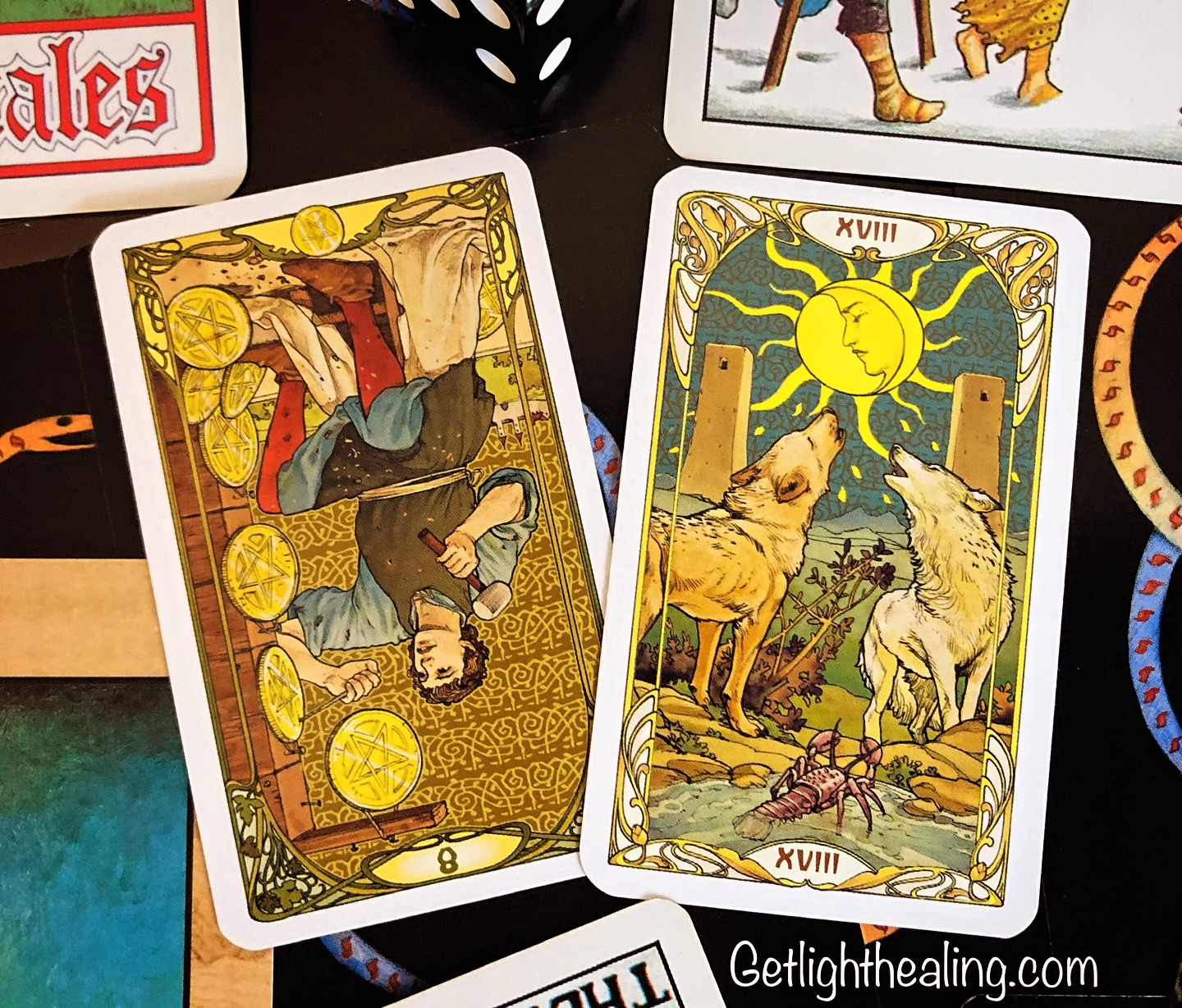 Continued Close-up look at 2026 reading:
Obstacle for 2026: 8 of Coins Reversed & The Moon:
Failing to look at the fine print could make us more lost than we are now. Loss of jobs and employment leads to further desperation, disillusionment, and apathy. Some aren’t working to their potential—underemployment is rampant. There’s a lack of drive, ambition, and certainty. With the 7 of Swords and The Moon, we have deception and secrecy, theft and lies about it.
So how do we overcome this off-balance, apathetic fog of confusion? We aren’t getting the full picture here, especially regarding the job market. There’s job and financial insecurity, and we aren’t being told the truth about any of it. Of course, by design.