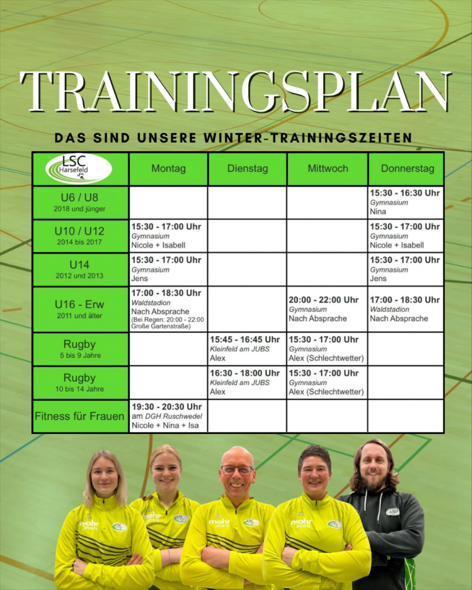 Ab dem 05.01.2026 geht’s wieder los!💪🏻
Wir hoffen, ihr hattet schöne Ferien und seid gut ins Jahr 2026 gerutscht ✨
Jetzt heißt es: zurück ins Training – wir freuen uns auf euch! 🏃♀️🏃♂️💚
#Leichtathletik #Training #Saisonstart #TeamSpirit #LaufenSpringenWerfen
#NeuesJahr #Sportverein #Athletics #Motivation #Comeback 💪🏻✨