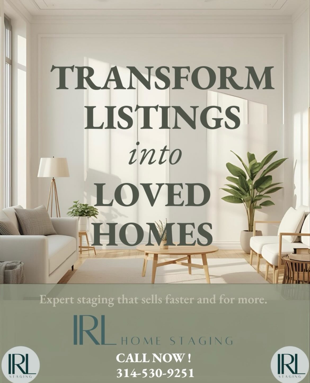 We’re excited to highlight @irlstaging our incredible sponsor!
If you’re preparing to sell your home, IRL Home Staging brings spaces to life with beautifully curated, modern designs that help buyers connect instantly. Their team transforms any room into a warm, welcoming, and stylish setting that truly stands out.
🏡 Why we love IRL Home Staging:
• Professional, high-quality staging
• Designs that boost buyer interest
• Friendly, reliable team
• Proven results that help homes sell faster and for more
We’re grateful for their support and proud to partner with a local business that puts so much heart into every project.
Thank you, IRL Home Staging, for helping make our event a success!