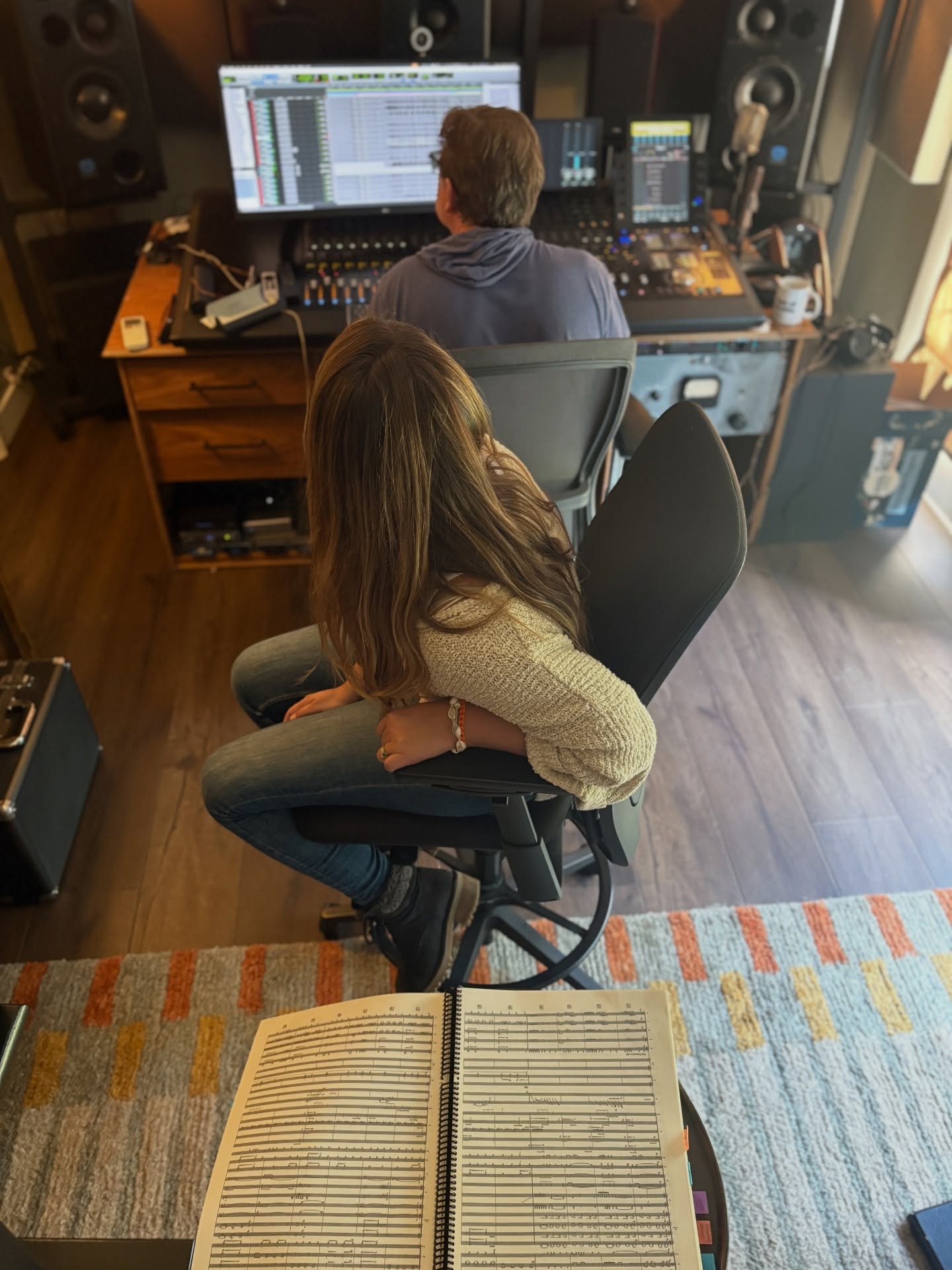 So grateful for the brilliant ears of @micaelacarballocompositora and @alanmeyersonmusic ❤️