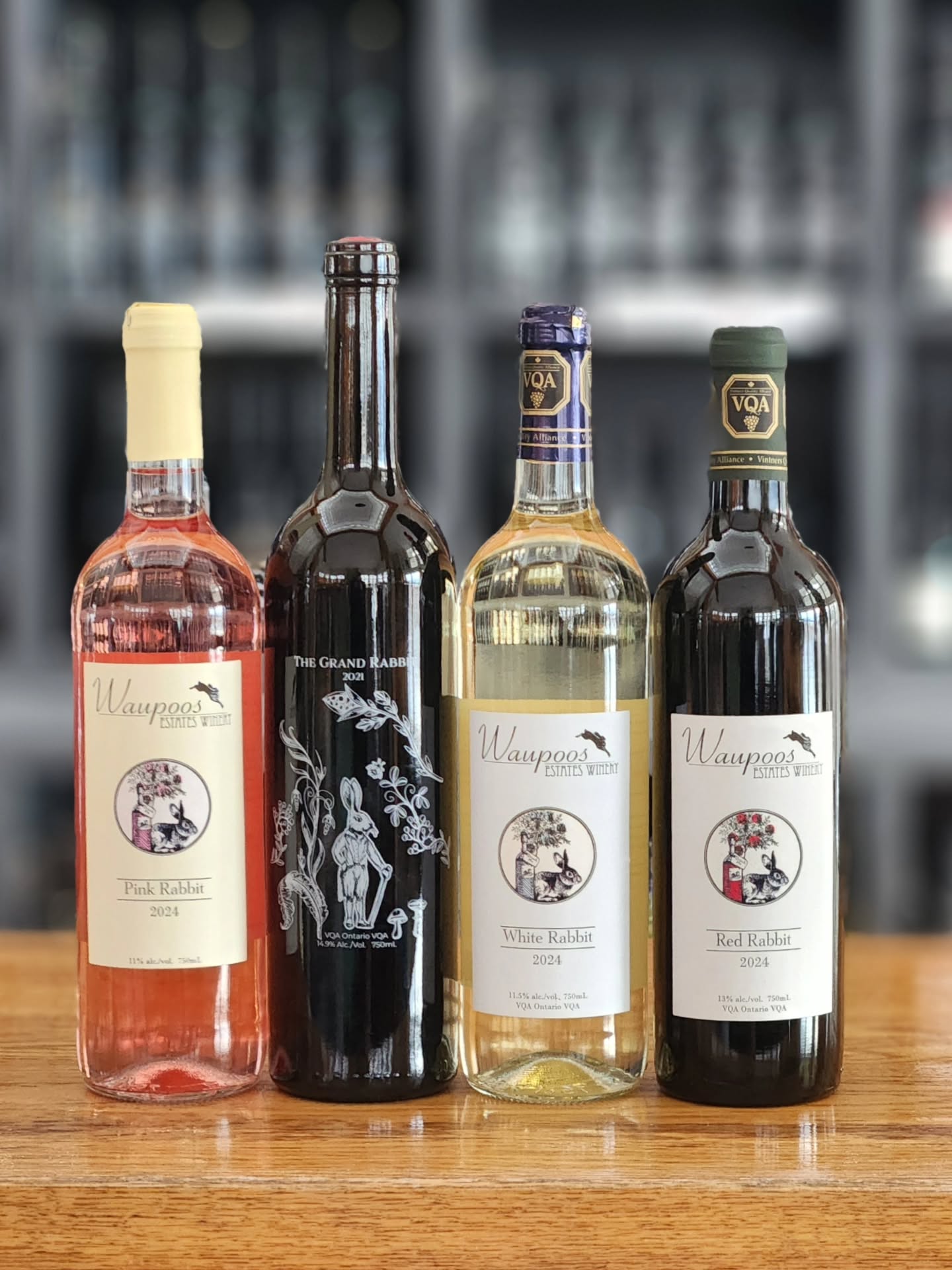 Give the gift of wine this holiday season with our Rabbit Series Gift Pack.
A crowd-pleasing collection of four signature bottles, perfect for everyone on your list.
White Rabbit
Pink Rabbit
Red Rabbit
Grand Rabbit
All four for $100.