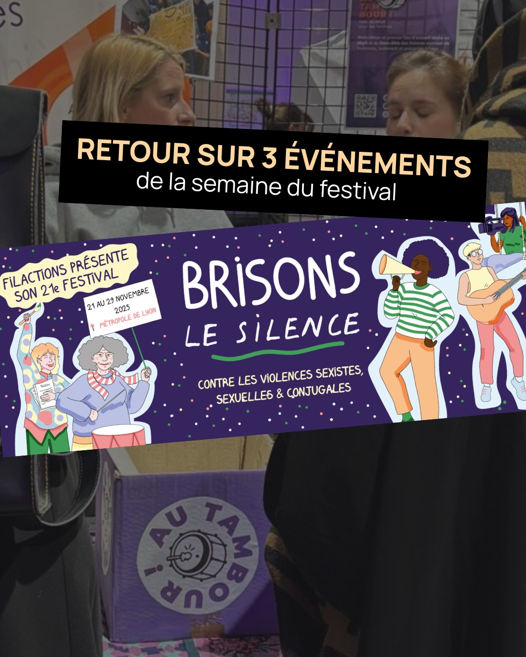 đ„ Merci Ă @filactions et au collectif associatif de la Maison des femmes de Lyon pour lâinvitation Ă la table ronde !
đ€đ» Nous Ă©tions aux cĂŽtĂ©s de :
- Fanny Asselineau du collectif de la Maison des femmes 69
- Margot Giacinti, chercheuse
- Les assos PasserElles BuissonniĂšres et @latoile.accueil
- Le @centreressourceintimagir__
đ«¶đŒ Merci Ă Oriane Quilio dâavoir accompagnĂ© les femmes Ă sâexprimer lors des ateliers crĂ©atifs et MERCI infiniment aux participantes de nous avoir partagĂ© ça.