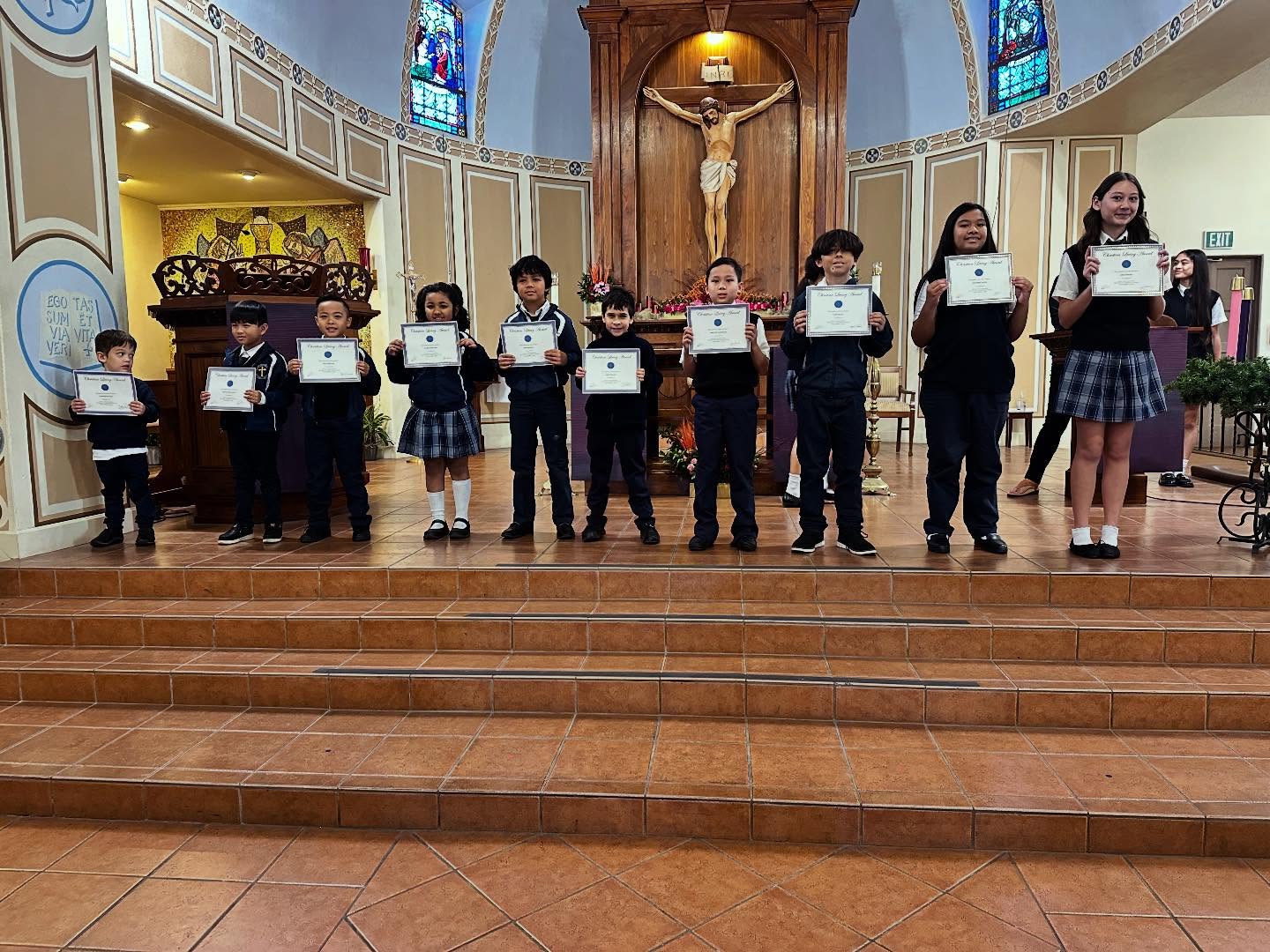 ๐ Celebrating our Bruin of the Month & Christian Living Award recipients! Proud of their hard work, heart, and faith in action. ๐๐