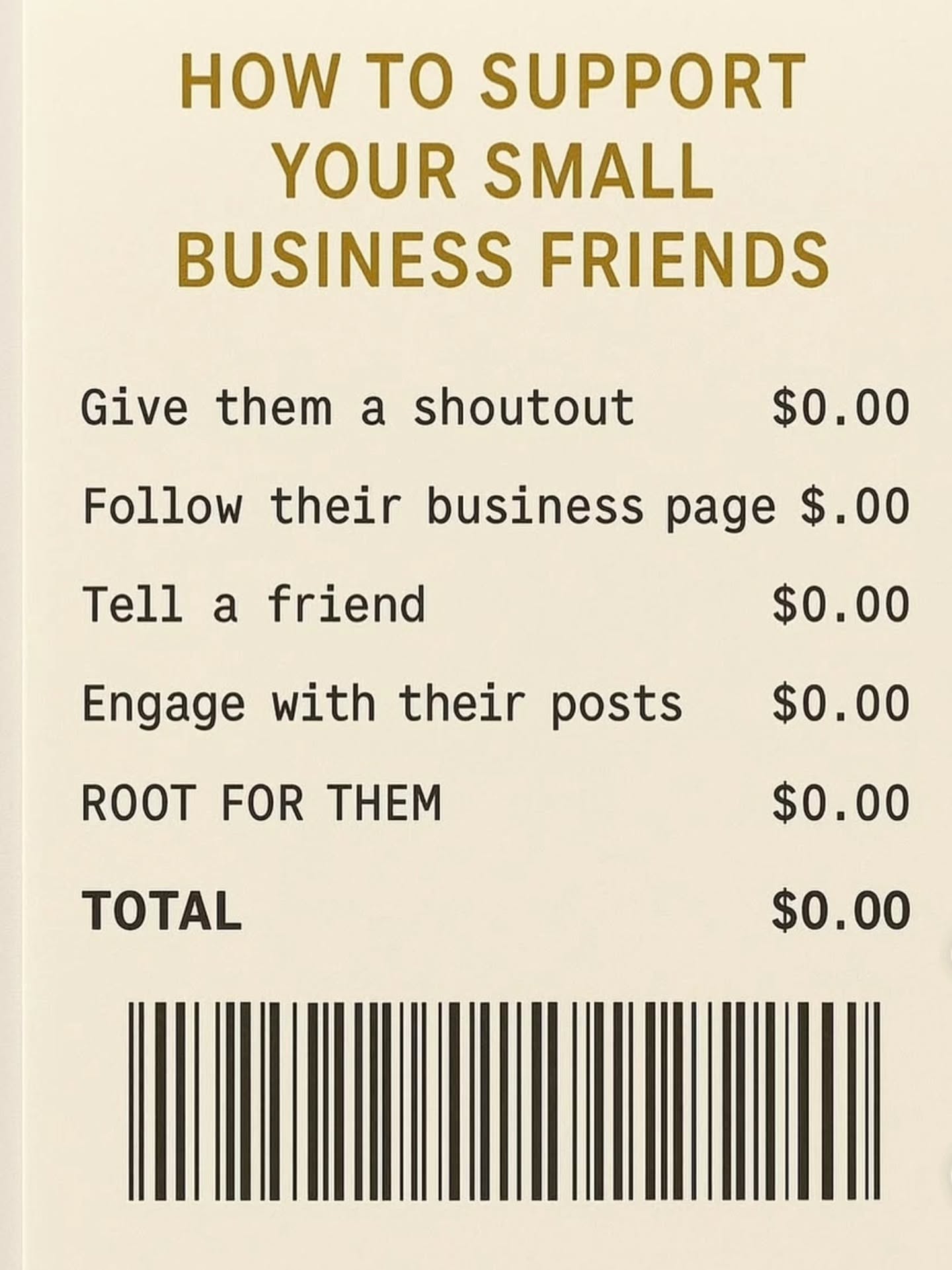 Dont know how to support your Small business Friends?
We ask even if you don't purchase our products
Share our info to folx you think may
Talk about us!
Hype us up!
Comment on our stories, and post
It cost $0 to shout out! 💗