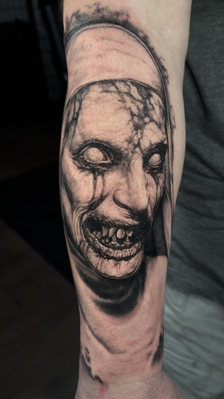 Great start on this sleeve of blasphemous imagery today. I love tattooing stuff like this.
In fact, I love it so much that Iāll be taking walk-ins for the Black Metal Friday Flash day here at @rstattoony this Friday. I have some fun, mostly evil flash designs that Iād really enjoy tattooing, so feel free to stop by and check them out. All the designs are small/medium sized tattoos starting at $100 and all are metal as fuck š¤
217 Washington Street
Binghamton NY 13901
ā±ļø1-6pm