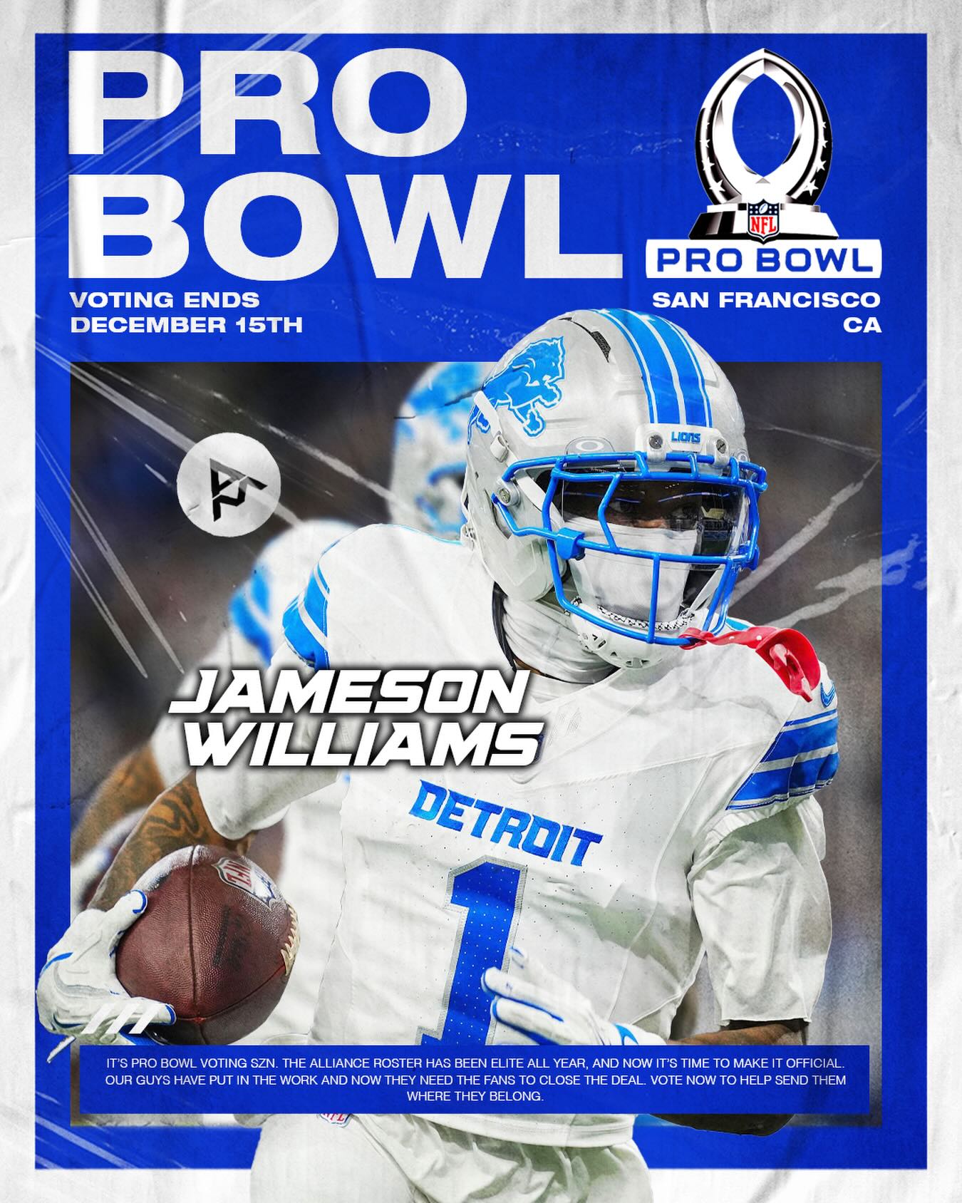 Send Jamo to the Pro Bowl! @bigsgjamo deserves your vote. Link in bio.