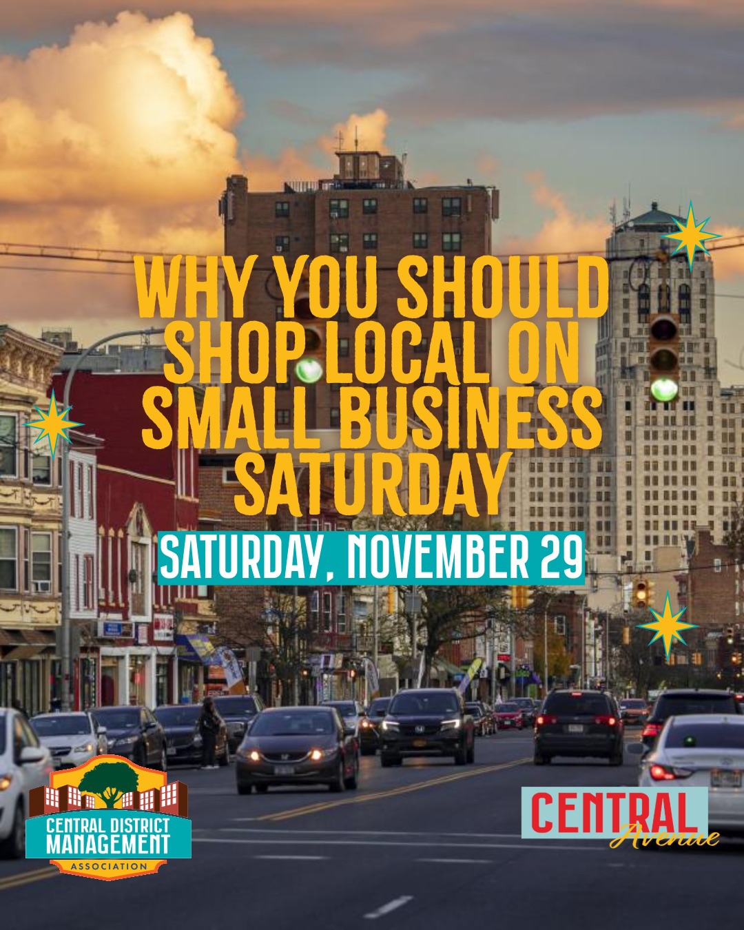 This Small Business Saturday, make your impact on Central Ave! 💥
Your support helps local businesses grow, thrive, and continue shaping the heart of our community.
We’re sharing a couple of great reasons to shop local and we hope they inspire you to support the businesses that make Central Avenue unique.
Shop small. Shop local. Shop Central Avenue. 🛒❤️