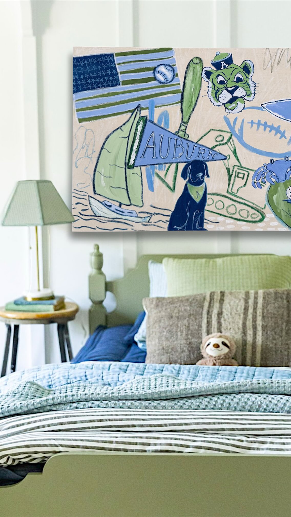 In love with this reccent commission for a nursery! @carolinebautrey
#nurserydecor #thisismyart #commissionsopen #artreveal #nurseryinspo #nurseryart #nurserywalldecor