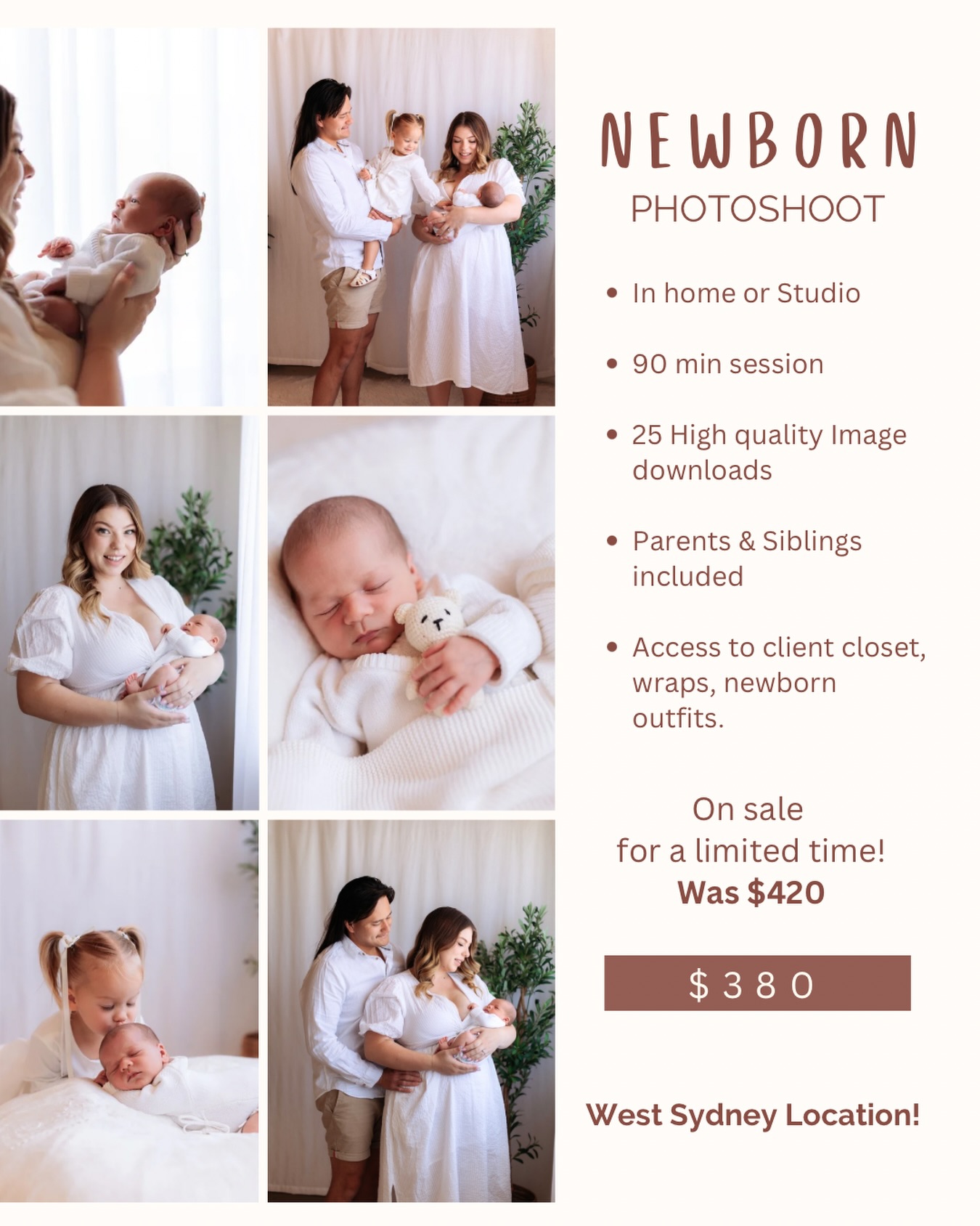 Expecting in 2026? 🤍
This is your sign to reserve your newborn session.
Sessions are on sale for a limited time ✨
The newborn stage goes so fast, don’t miss out on capturing the tiniest details.
📍 Penrith & Sydney
Newborn, Maternity & Family Photographer
Enquire now 💕
#newbornphotographer #newbornphotographypenrith
#familyphotography
#penrithphotographer
#westernsydneymums