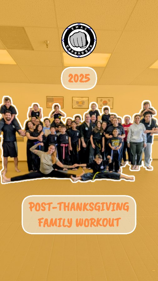 Happy Thanksgiving! 🦃 Thank you to everyone who supports KMAC!
Every year, we host a post-Thanksgiving class where parents and family members are invited onto the mats. It's a great opportunity for our students to bond and share what they learn in class. Please enjoy highlights from today's training!
#chinohills #chino #pomona