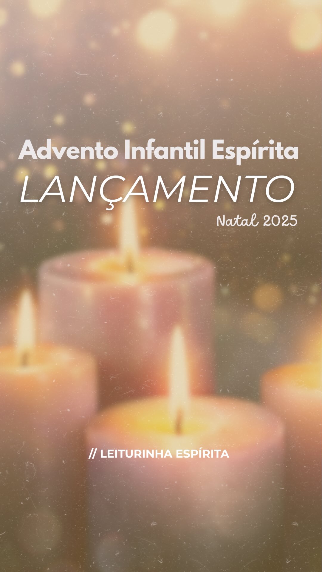 ___Lançamento do nosso Advento Infantil Espírita 2025! 🎄
___Quer participar com a gente? Entre para o grupo! Link nos stories e na bio @leiturinhaespirita