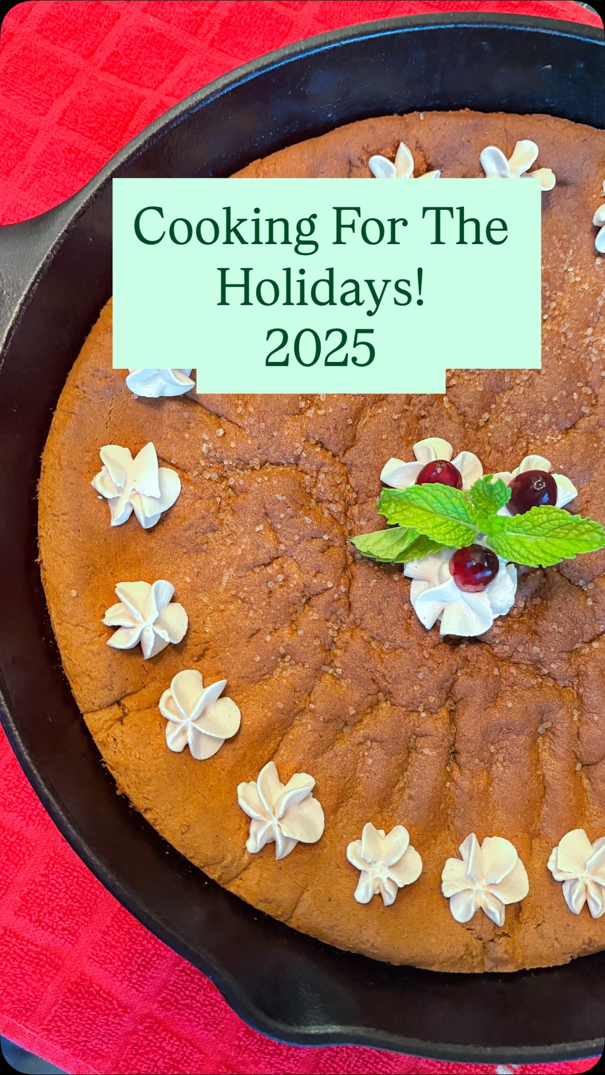 My new cooking demo for December 2025: “Cooking For The Holidays” ❄️
Sign up now using the link in bio to secure your spot or to purchase the full recipe booklet.
This demo will feature 5 delicious recipes:
🧅 Warm French onion dip served with baguette and potato chips
🫛 Dressy green beans with pecorino and pistachios
🍖 Slow braised lamb in pomegranate balsamic reduction
🍚 Lebanese rice with vermicelli and pine nuts
🫚 Chewy gingerbread cookie with coffee spiced whipped cream
#torontofood #cookingdemo #registereddietitian #foodtrends #newrecipes #foodstagram #eattoronto #foodpics #eattoronto #foodies