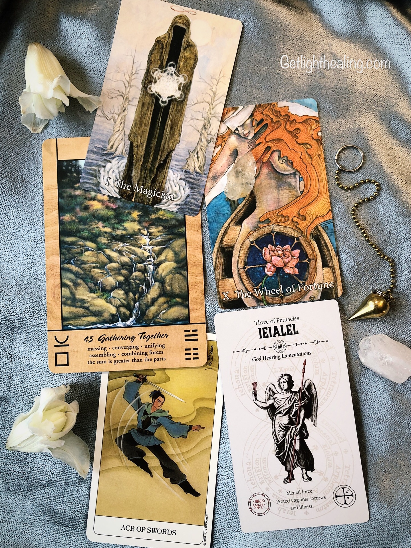 Guidance for week of January 4, 2026:Collective Guidance:“Pioneering the New Status Quo”
“Gathering Together”, stresses the strength of numbers, of communities coming together for a common purpose. These are movements gathering momentum & power. This echoes the message of Mannaz from the yearly reading—combining our individual talents to overcome obstacles or cut new productive paths. Knowing its power & how to wield it, understanding the impact it can make if we cooperatively work together—this will take tolerance, maturity, & patience. It may look like Divine Chaos. We will be tested. 2026 is a One year, the Magician Year. The Magician embodies masculine power—action-oriented, will-directed. Magicians are the providers of form—they take sovereign responsibility for creating their reality, serving as a bridge between the Dream & the Manifested, between the Gods & Earth. The Magician makes things happen by will & talent, in this case not only to benefit himself but for the whole as well. In 2025, we may have left things to chance, gambling on larger systems (their good intentions vs reality) to get the help we needed. In 2026, we need to make our own luck. Moving from “What will happen to me?” to “What will I create? How will I use my talents to chart a new course?” We must be able to navigate using these skills, our wits, our faith, adjusting our direction where needed to stay on course despite turbulent waters. The truth is, there are times when we can only rely on our own wit / belief to cut a new path forward. Ace of Swords indicates a readiness for battle & being victorious over any obstacle we face. Decisive victories. Important victories. A new awareness grows. New concepts & new opportunities emerge, led by brave & intelligent individuals. This leads to groups creating new orders, new systems—a meeting of minds—through mental force. Sometimes it’s through unexpected chaos that we are recognized for the talents we bring to the table. We can be very good at working together when fate calls for it. May we be granted logic & ideas free of manipulation as we build these new structures with integrity.