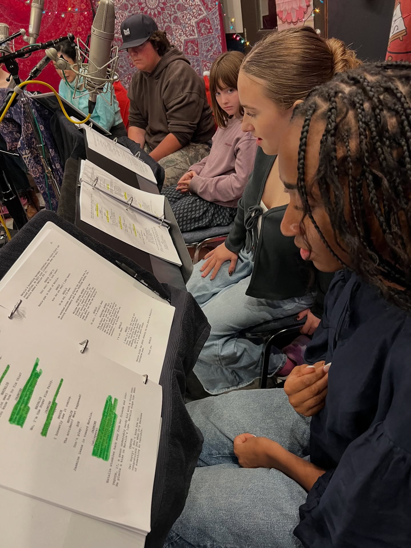 BTS from our holiday episode recording!! Can’t wait for the release next week!