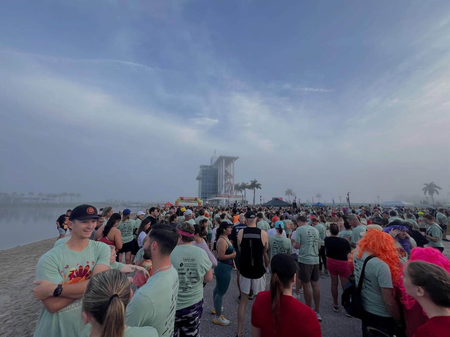 Turkey Trot at NBP! Early morning walking and running with my daughter! Happy Thanksgiving! 🦃 #thanksgiving #turkeytrot #sarasota
