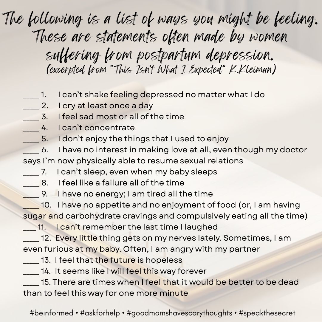 If you’ve ever read a list like this and quietly ticked more boxes than you expected… you are not broken, not failing, and not alone.
Motherhood can be both love and loss, expansion and unravelling, devotion and depletion.
You deserve to be held in all of it not just the Instagram-ready parts.
Postpartum depression and anxiety are common, treatable, and real. They do not define you, your worth, or your ability to mother. They do, however, deserve support, softness, and a village that doesn’t turn away when it gets heavy, confronting or risky.
At @thepowerofbirth I advocate for:
• honouring the mother as a whole human, not a role to perform
• psychological safety that allows mothers to tell the truth of their experience without being silenced, judged, or reported
• the right to ask for help without apology, shame, or self-critique
• dismantling the “supermum” narrative, releasing the mask, the grin-and-bear-it smile, the expectation to cope quietly and effortlessly
• naming the darkness without shame
If any of these statements feel familiar, please reach out to a GP, perinatal psychologist, @pandanational , a trusted friend, someone.
Your story matters. Your mental health matters. Your voice matters. YOU matter.
Healing begins where shame ends.
🤍 With you, always.
#thepowerofbirth
Thank you Karen Kleiman for the post @artofholding @postpartumstress
#postpartumtruth #pmads #goodmomshavescarythoughts #pndawareness #perinatalmentalhealth #speakingthesilence #matrescence #motherhoodunfiltered #youarenotalone #thepowerofbirthcommunity