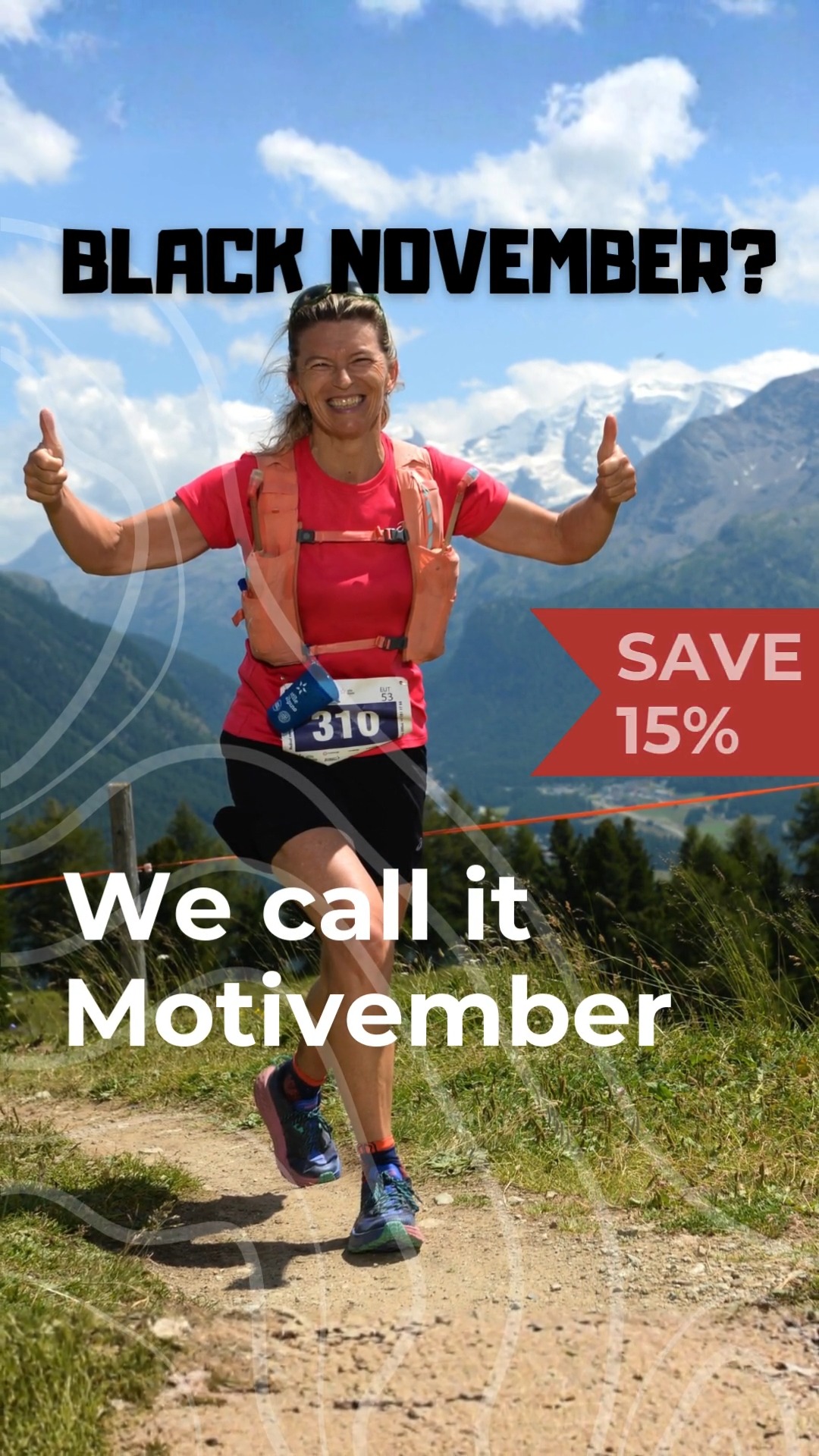 𝗜𝗺 𝗠𝗼𝘁𝗶𝘃𝗲𝗺𝗯𝗲𝗿 𝗴𝗲𝗵𝘁 𝗲𝘀 𝗻𝗶𝗰𝗵𝘁 𝘂𝗺 𝗦𝗵𝗼𝗽𝗽𝗶𝗻𝗴.
Es geht um Motivation. Bewegung. Ziele.
... und genau jetzt beginnt die beste Zeit, um dein nächstes Ziel zu setzen.
Sichere dir deinen Startplatz für den Engadin Ultra Trail 2026 und starte mit Extra-Motivation in die Saison:
👉 15% Rabatt bis zum 30.11.2025
👉 Code: MOTIVEMBER
Und:
Welche Startnummer wirst du 2026 tragen?
🟩 EUT102 | 🟦 EUT53 | 🟥 EUT23 | ⬜ EUT16
#Motivember #EUT2026 #DiscoverYourPower #EngadinUltraTrail #WinterTrails #Trailrunning