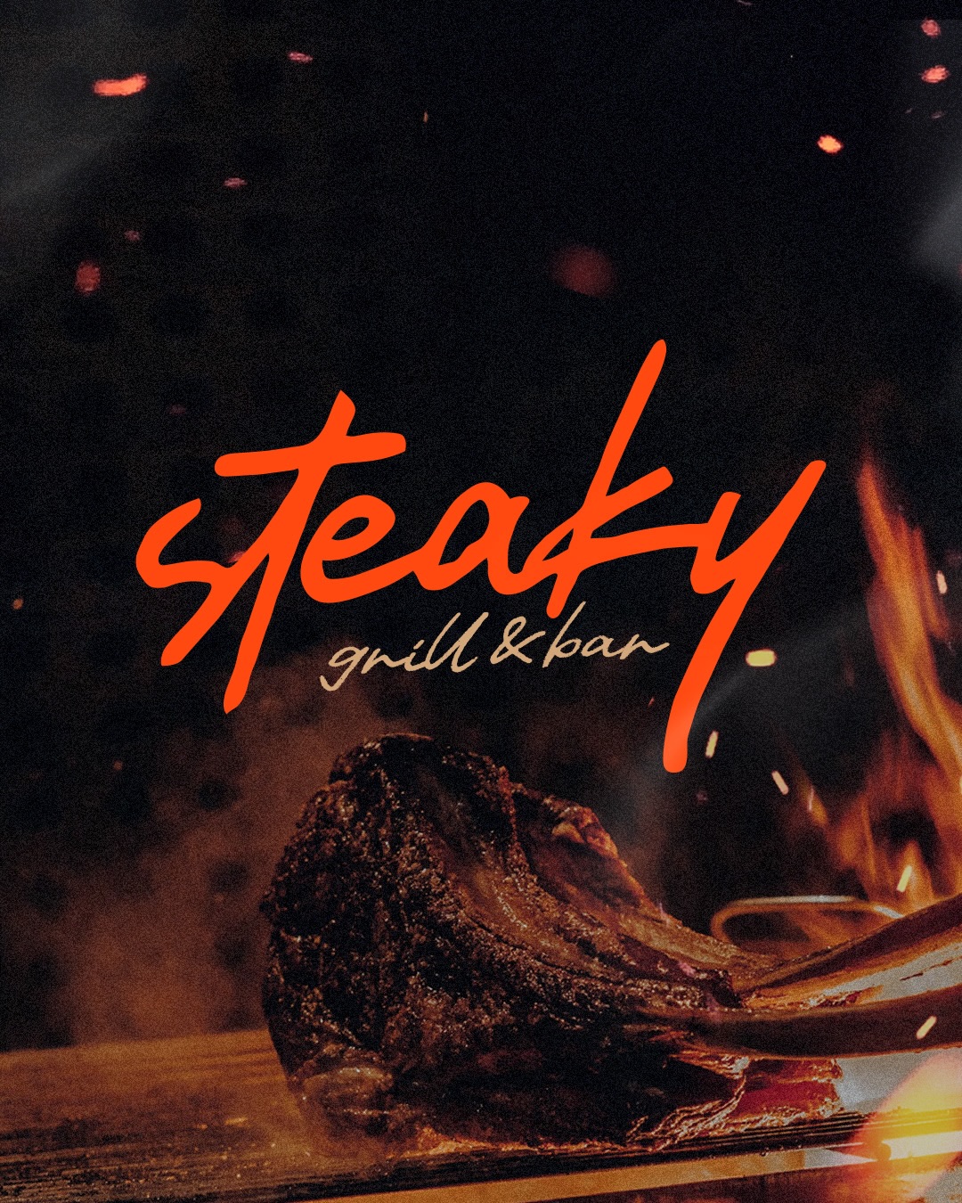 Steaky is a contemporary steakhouse brand defined by bold cuts, smoky textures, and a modern visual language. 🔥
I chose an expressive, handwritten logotype to introduce a softer contrast in a traditionally masculine category, helping the brand feel more current and approachable.
Boldness comes through color, texture, and movement, with flame-inspired patterns and vibrant hues carrying Steaky’s fiery spirit across touchpoints.
A Fun brief by @briefcorp #bcsteaky #briefcorp
.
.
.
.
.
.
.
.
.
.
#steaky #steakhouse #steakhousebranding #visualidentitydesign #branddesign #designbrief #graphicdesignbrief #graphicdesignchallenge #branddesign #restaurantbranding #grillandbar #designideas #graphicdesigncommunity #designbriefchallenge @designerbriefs @thebrandidentity @branding.board @pentawards @welovebranding @designerpeople #pentawards #smallbusinessbranding