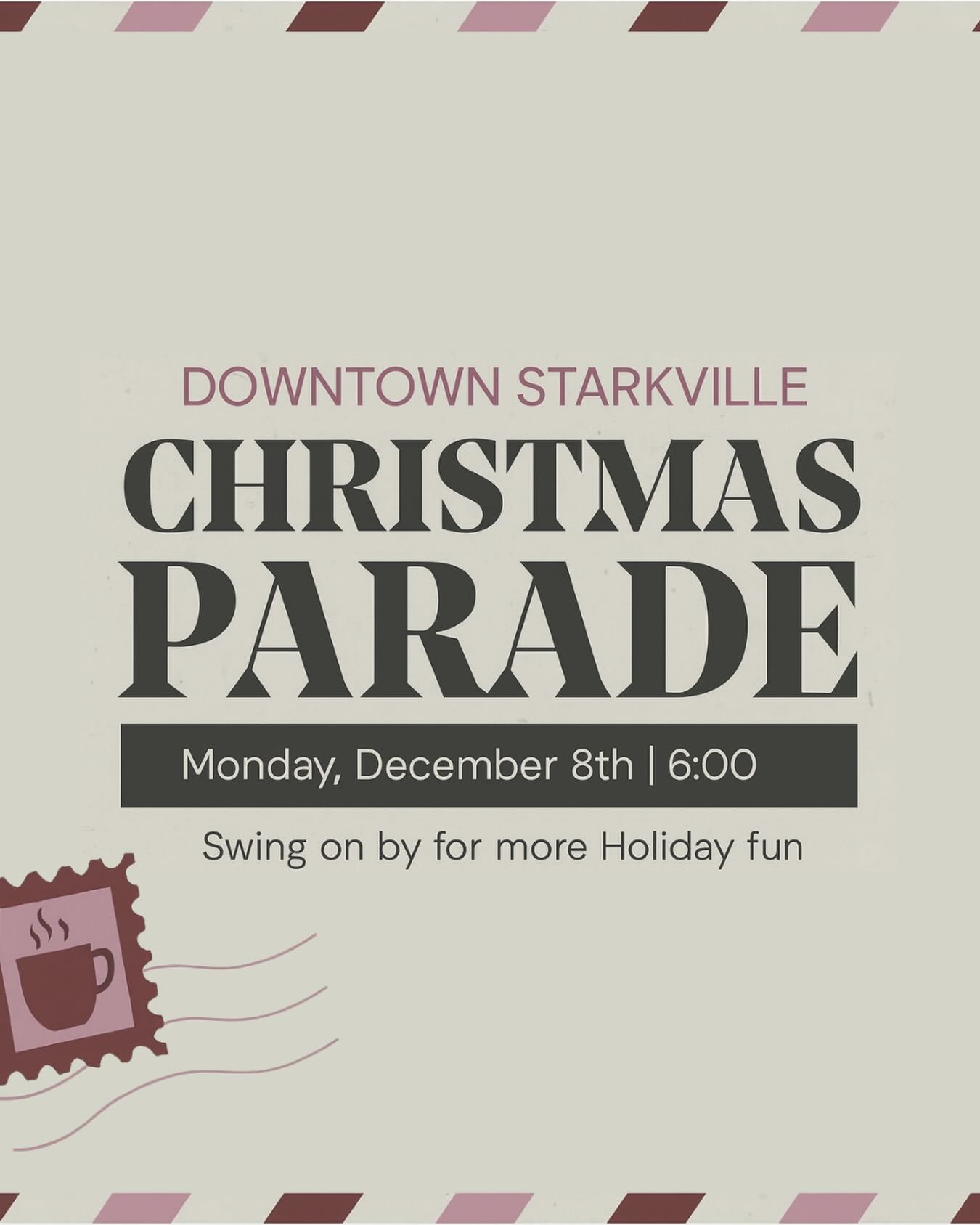 🎅🏻 Guess who just checked his list twice and pointed his sleigh toward Starkville?
That’s right… Santa is coming to town TONIGHT!
We even got a handwritten note from the North Pole inviting us to join the parade fun (apparently he’s very curious about our cinnamon graham cracker gourmet hot chocolate 👀).
Grab a spot, bring the cheer, and come celebrate with us! We’ll be here from 6-8:00pm