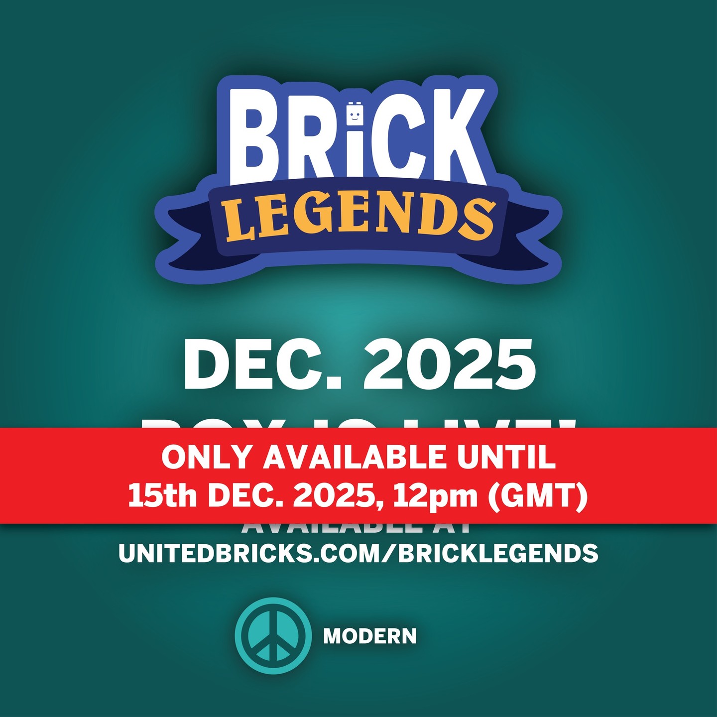 🚨 Have you ordered your Brick Legends Box yet? 🚨
Secure your December 2025 Box before it’s gone!
Available until 15th December 2025 at 12pm (GMT)
Whether you want to try the December Box once - or jump in with a full subscription - head to:
unitedbricks.com/bricklegends
⚠️ Subscriptions made after 15th December 2025 will NOT include the December 2025 Box.
📦 December 2025 Boxes ship from around 20th December 2025
-
#BrickLegends #UnitedBricks #CollectorsBox #Minifigures #AFOL #MinifigDrop #Modern #ModernMinifigure