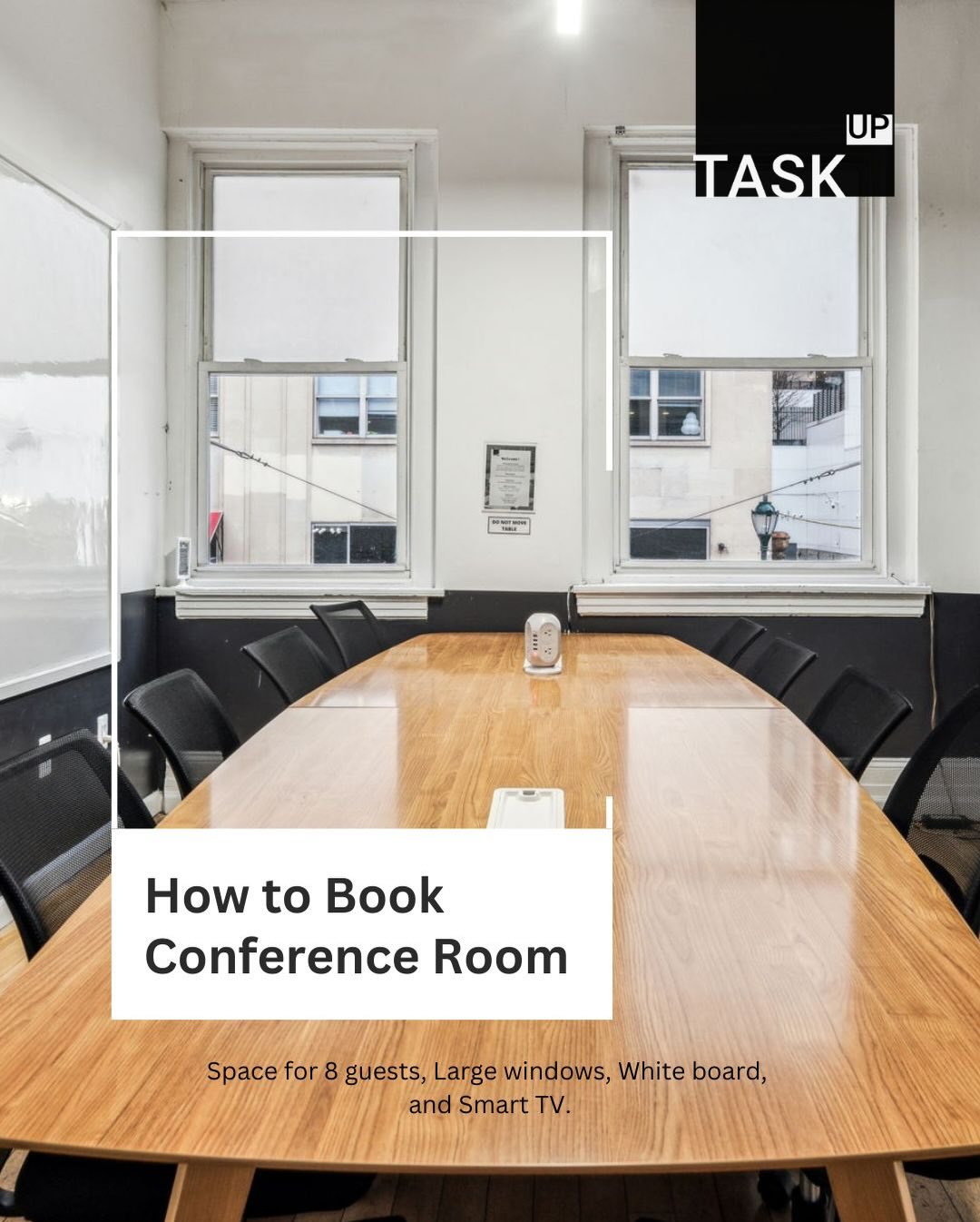 December’s Feature: Conference Room! ❄️🎄🎁
End of year meetings? Festive celebrations? A quiet place to escape the holiday chaos? Conference Room is just the place.
Booking is easy, quick, & convenient ⬇️
https://www.task-up.com/book-task-up
#phillycoworking #coworkinphilly #supportsmallbusiness #supportlocal #phillysupportphilly #coworkingspace #coworkwithus #cowrkscommunity #phillyeventrentals #meetingspace #workshoping
