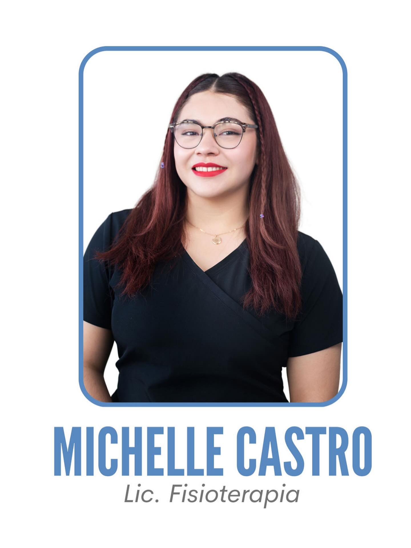 Conoce a nuestro Equipo!💙👋🏽📸👩🏻⚕️
LIC. MICHELLE CASTRO👋🏽🧠📖🐈⬛
@michelle_casttro_
Licenciada en Fisioterapia egresada de la Universidad Vizcaya de las Americas Generación 2024
📚Formación y Certificaciones
-Certificación Primeros Auxilios
- Estc. clínica en Pediatría en la Habana Cuba 2024
- Certificación en Vendaje Neuromuscular
- Participación en el 5to Congreso Intl. de fisioterapia y rehabilitación CIFR.
-Ejercicio de Fuerza y Resistencia Cardiovascular en el paciente Oncológico
-Docente asistente en Universidad Vizcaya de las Américas
EN AVANZA DESDE 2021
#teamavanza #fisioterapeuta #avanzafisioterapia #vamospormas #equipoavanza