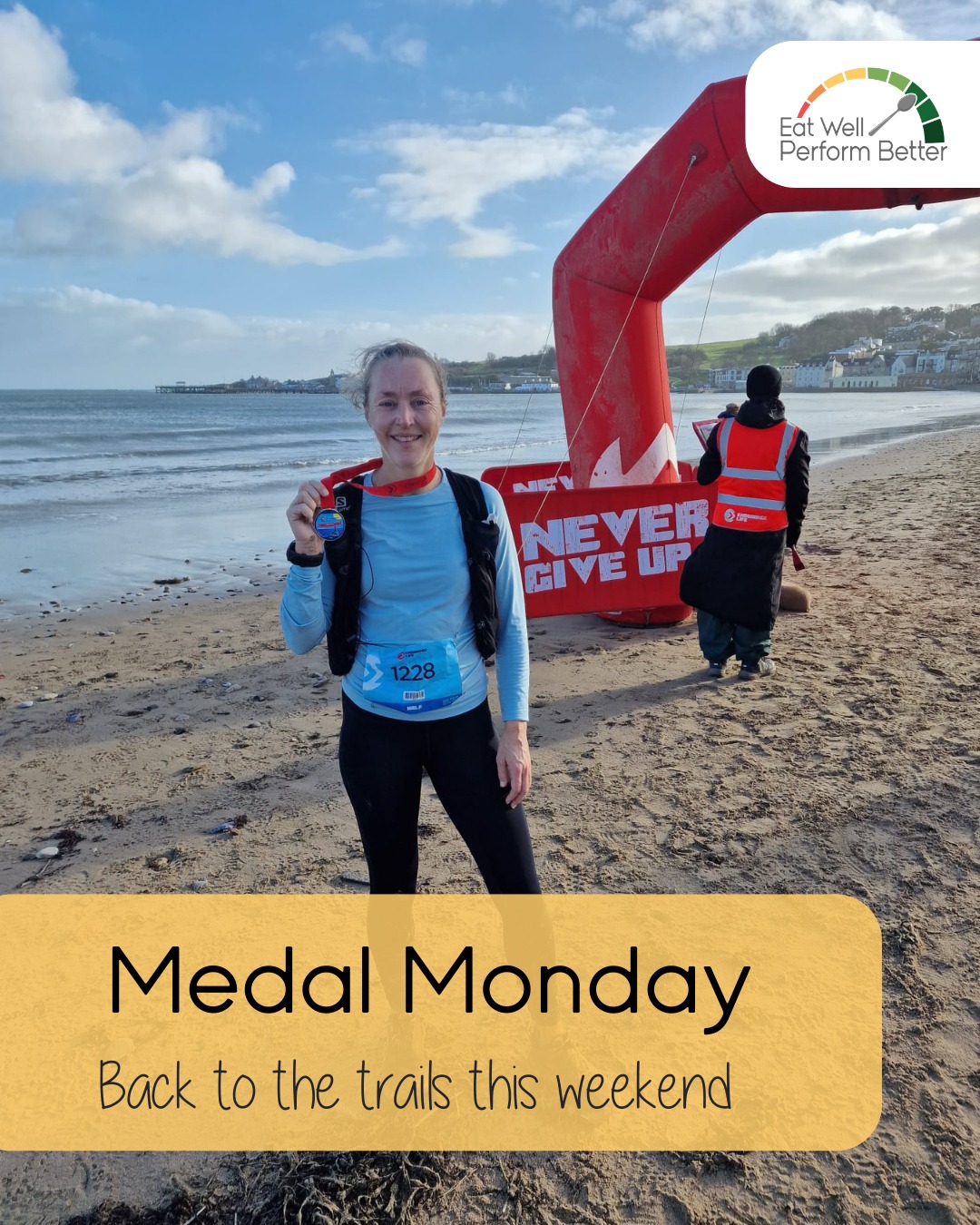 Medal Monday 🥇
After a year of road running for Project: Find Some Speed, I knew the return to the trails would be a bit of a shock to the system — and it was.
But with the Arc of Attrition coming up in January, it’s time for some very specific prep.
@endurancelife Dorset delivered everything I needed and more:
🌬️ sideways winds
🌧️ endless mud
🐄 a cow-related detour over a gate
🎒 a perfect chance to test my pack and practice race-day fuelling
Tough miles, but exactly the kind that build confidence for the big one.
Who else has kicked off their winter ultra block? 🏃♀️🌄
#MedalMonday #TrailRunning #UltramarathonTraining #ArcOfAttrition #EatWellPerformBetter #EnduranceLife #TrailFueling #WinterTraining #UKTrails #UltraPrep