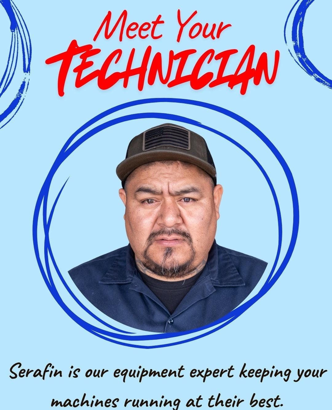 Say hello to Serafin! 👋
He’s the skilled technician behind so many of the repairs that help our customers keep their buildings clean and productive.
Have a machine acting up? Serafin can fix it — in-house or on-site.
#technician
#mechanic
#commercial #qualityworkmanship #AJS #CleaningMachines