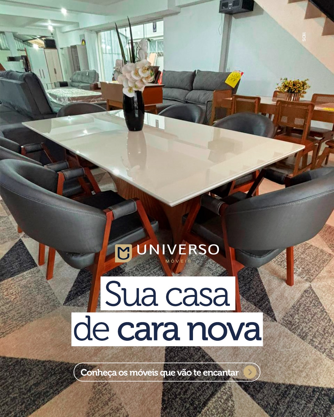 Sua casa está pedindo uma mudança? 🛋✨
Na Universo Móveis você encontra sofás, mesas, cadeiras, painéis, dormitórios e muito mais pra deixar cada ambiente do jeitinho que você sempre imaginou: bonito, aconchegante e com a sua cara.
Passe na loja, veja de perto as combinações, sinta o conforto dos móveis e descubra opções para todos os estilos e tamanhos de ambiente.
👉 Entre em contato ou visite a Universo Móveis:
📍Rua Paraná, 3479 – Centro
📲 (45) 99818-7287