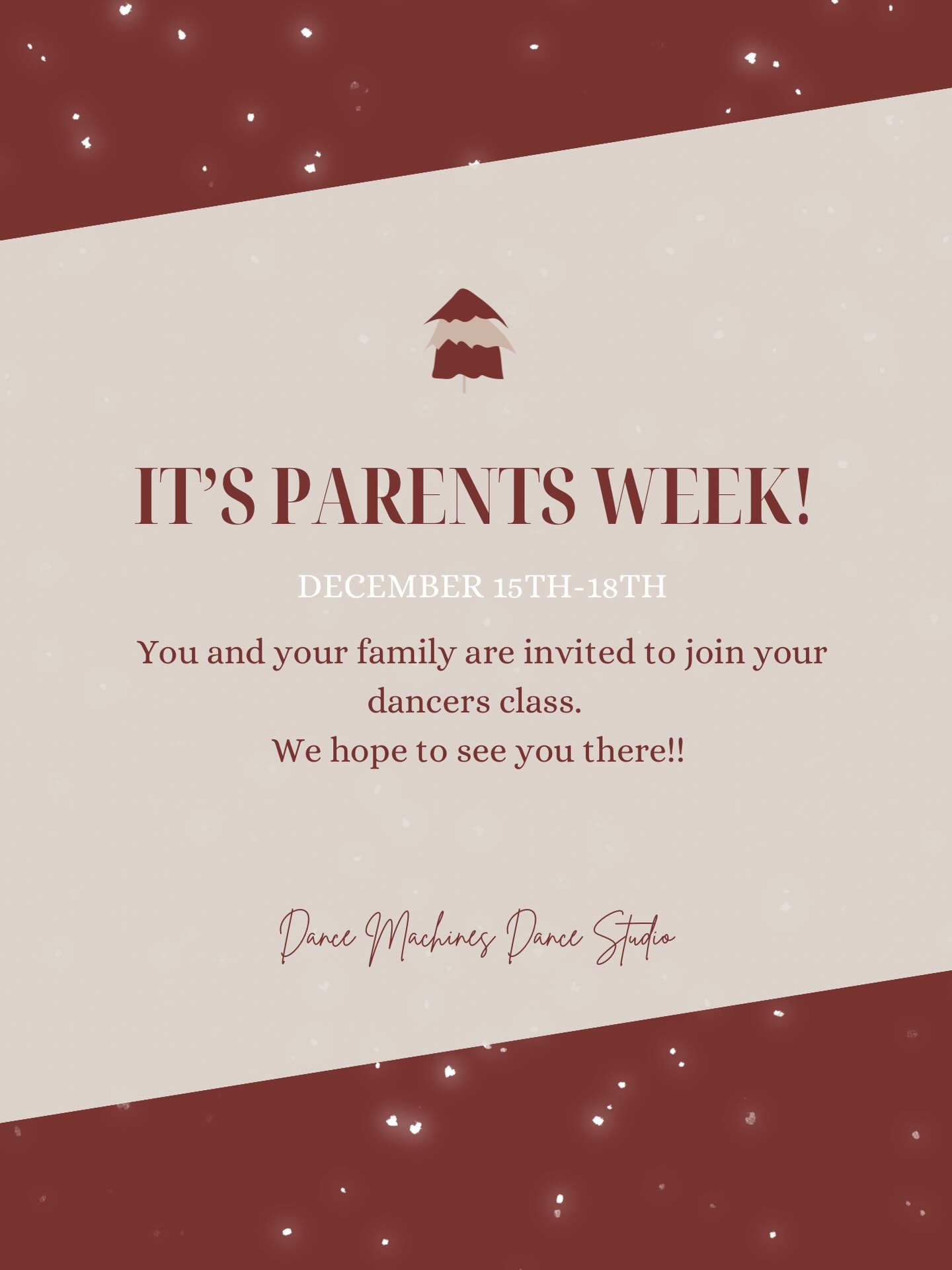 You are invited! Please join us for a time to celebrate your dancer!! ❤️🖤