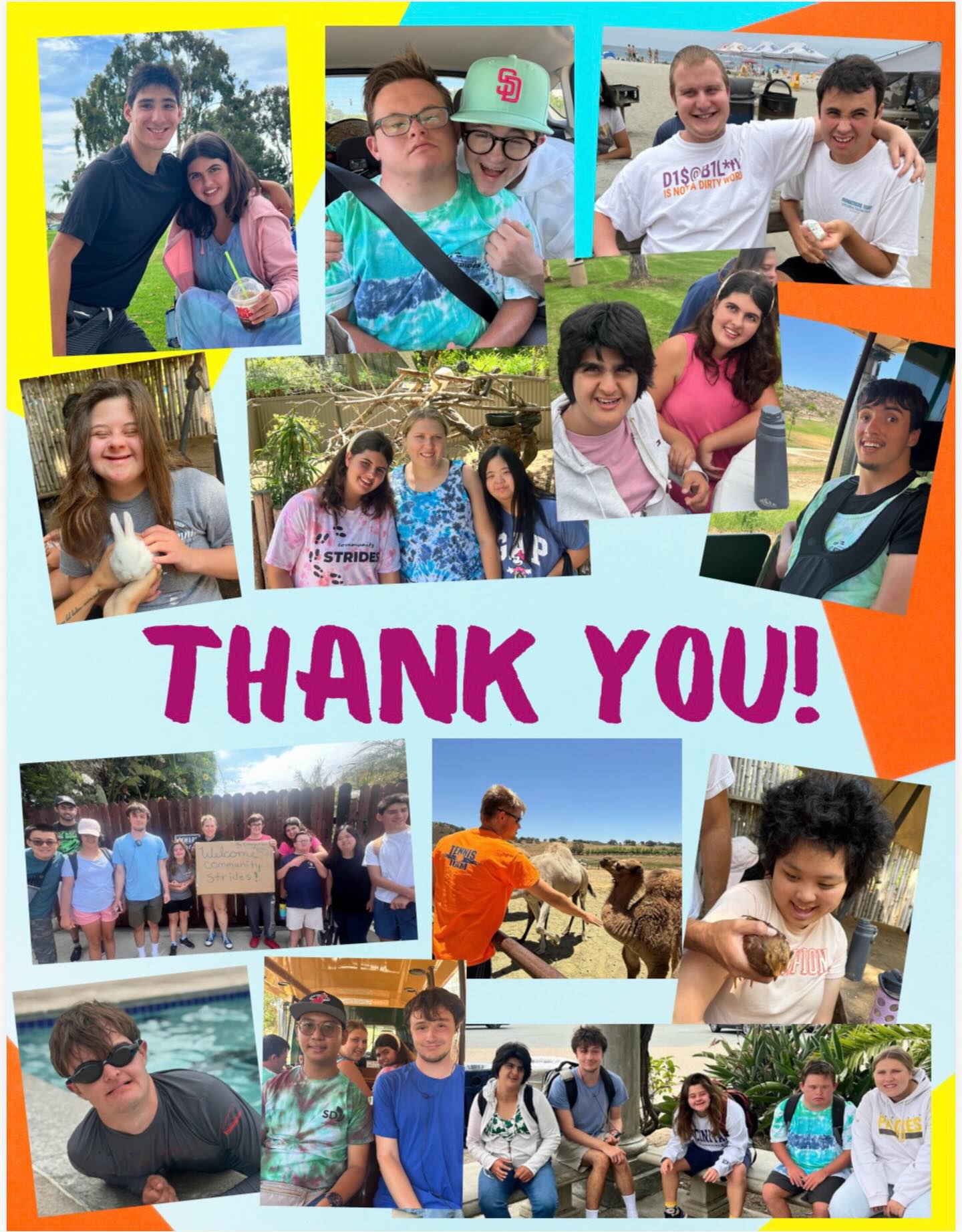 Thank you Community STRIDES participants and families for spending 2025 with us! Itโs been a wonderful year of growth, new friendships, and so many thrilling adventures. We canโt wait for what 2026 has in store! ๐ซถ ๐ โ๏ธ
