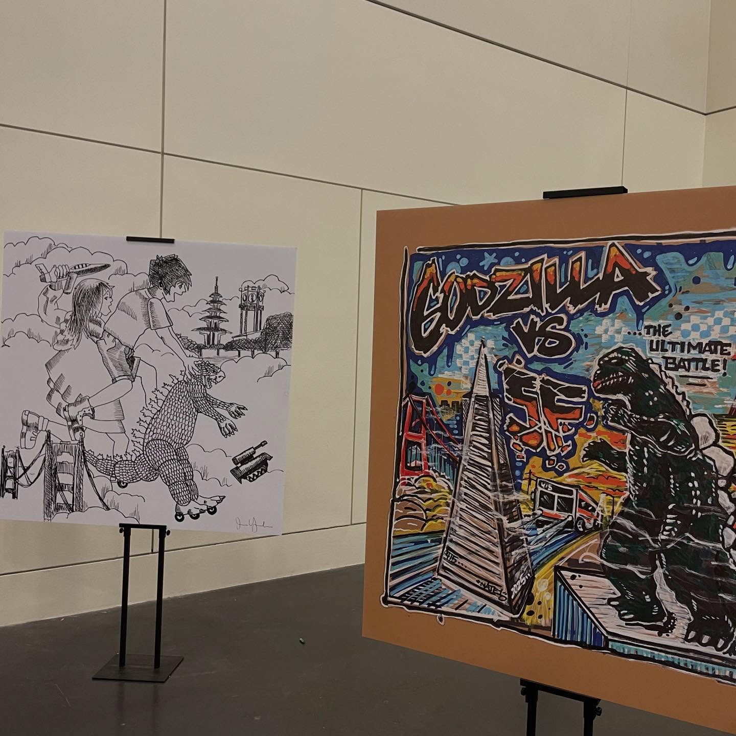 #godzilla display @fanexposf @school_psych_gamer