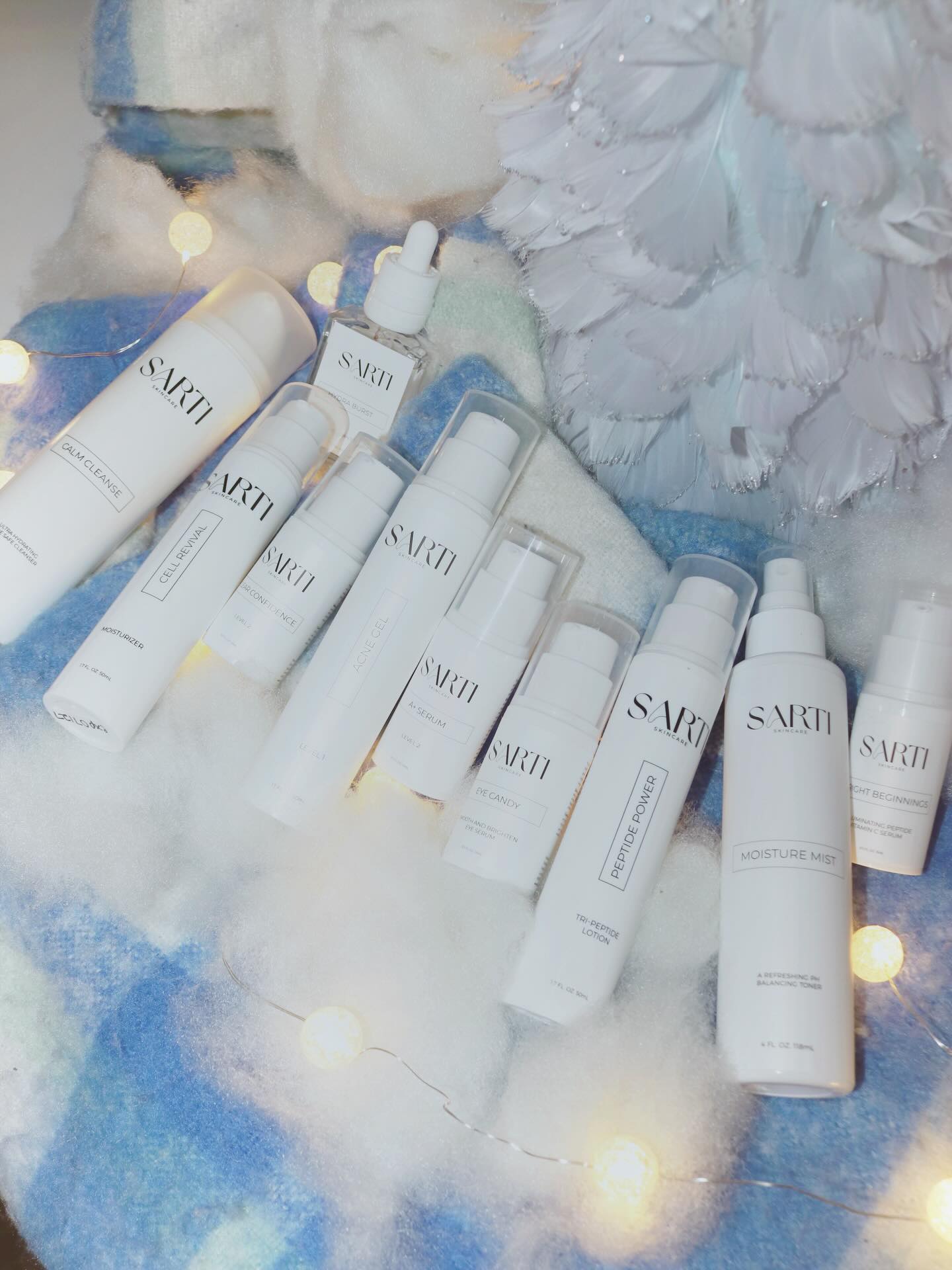 Sarti Skincare was founded by licensed esthetician and certified acne specialist, Sophia Sarti. Growing up and as a young adult, Sophia struggled with acne and the negative effects it can have on your confidence. After clearing her own skin and years of treating acne clients with dehydrated and sensitized skin, Sophia saw a clear need: most products marketed for acne were too harsh—over-exfoliating, drying, irritating, and damaging to the skin barrier.
Sarti Skincare was created to change that. Our formulas focus on barrier repair and deep hydration, without any pore-clogging ingredients. The result? Products that allow acne-prone people to address any and every skin concern they may have without triggering breakouts—all while supporting healthy and hydrated skin.
Every ingredient in our products is ethically sourced and free from parabens, sulfates, phthalates, and are cruelty-free. We believe that healthy skin is beautiful skin—and we’re here to help you achieve it.
Purchase at your facial or order on SartiSkincare.com