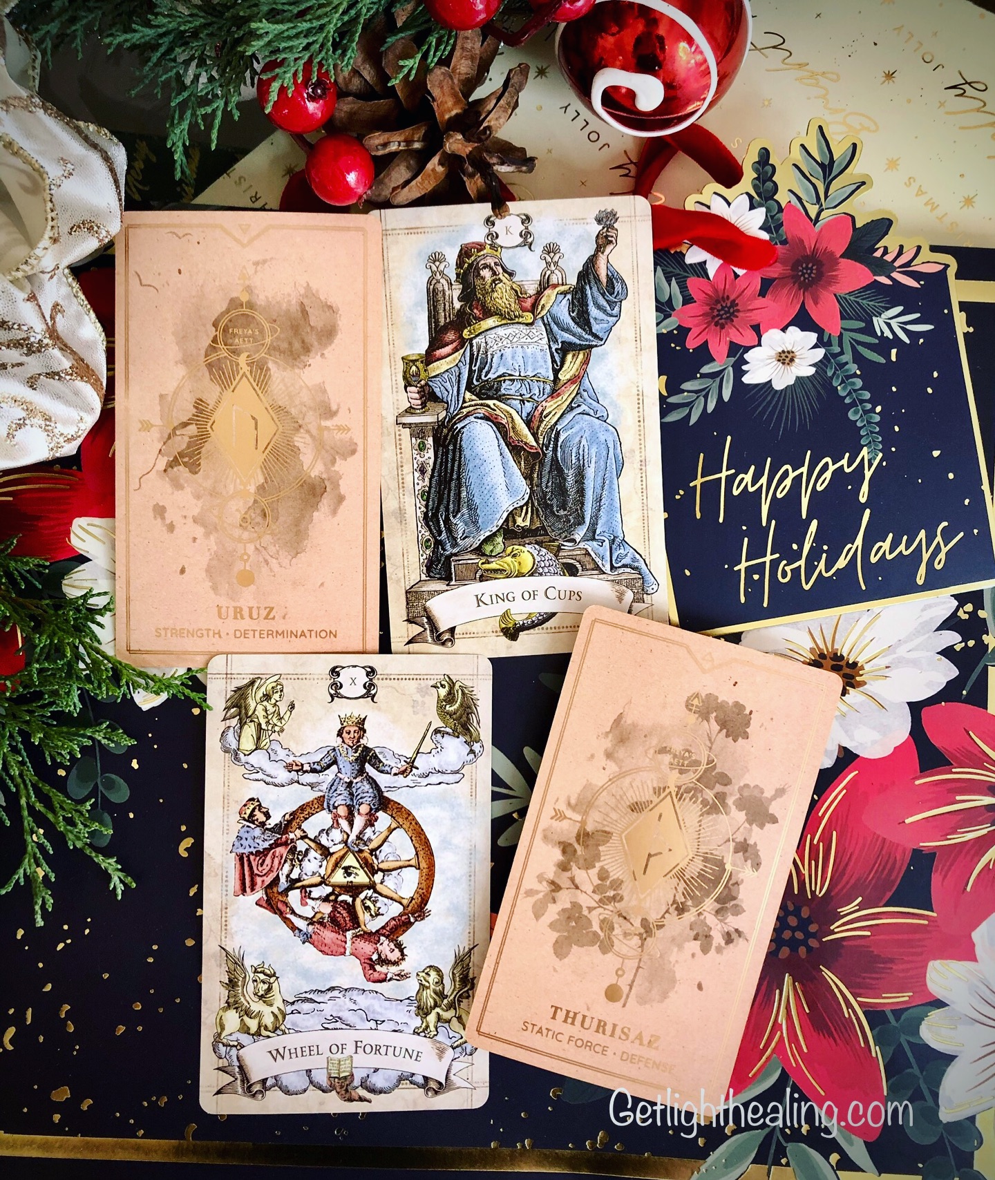 Guidance for December 28, 2025: “The Power of the Resistance”
Uruz, rune of strength, determination & survival, taught us the importance of asserting our will to claim our home, boundaries, personal space, independence & freedom. Not through uncontrolled aggression, but through the deliberate presence of our conviction to choose freedom & the ability to make freewill choices that shape our individual futures. 2025 required ironlike qualities. We had to tap into our inherent, raw, primal power. As a result, we were blessed with the ability to exhibit resilience & patience under trying circumstances. We were able to find or provide a safe harbor when needed, discovering compassion & an acceptance of human limitations. Learned the importance of diplomacy, knowing there’s influential power when one can understand & work with all types of people without falling into emotional reactions or impulsive responses. This trait will be needed to navigate the ups & downs 2026 promises. Both Wheel of Fortune & Thurisaz speak of forces outside our control—fated forces we’re compelled to endure, karmic events that can pave the way for good things in the future. We are entering a new era, moving in a different direction-most definitely. We’ll need to draw upon the emotional maturity & strength of self-control cultivated in 2025, as these will be the traits needed to adapt & defend ourselves against the main energy of 2026. Rune Thurisaz presents both attack & defense, and there will be inevitable storms & conflicts arriving, bringing obstacles that we must break down. These are not by chance but part of our evolution. Representing both the danger that threatens us & the power we have to defend ourselves, these are trials that test & strengthen us. Shaped like a sharp thorn, Thurisaz symbolizes the wisdom of choosing a defensive stance, of taking measures to deter potential attackers from trying to harm or take advantage of you—rather than rushing to attack an adversary. If a necessary confrontation must come, let us approach it from a neutral, rational place rather than explosive emotion. We will find that chaos is necessary for transformation; prepare accordingly.