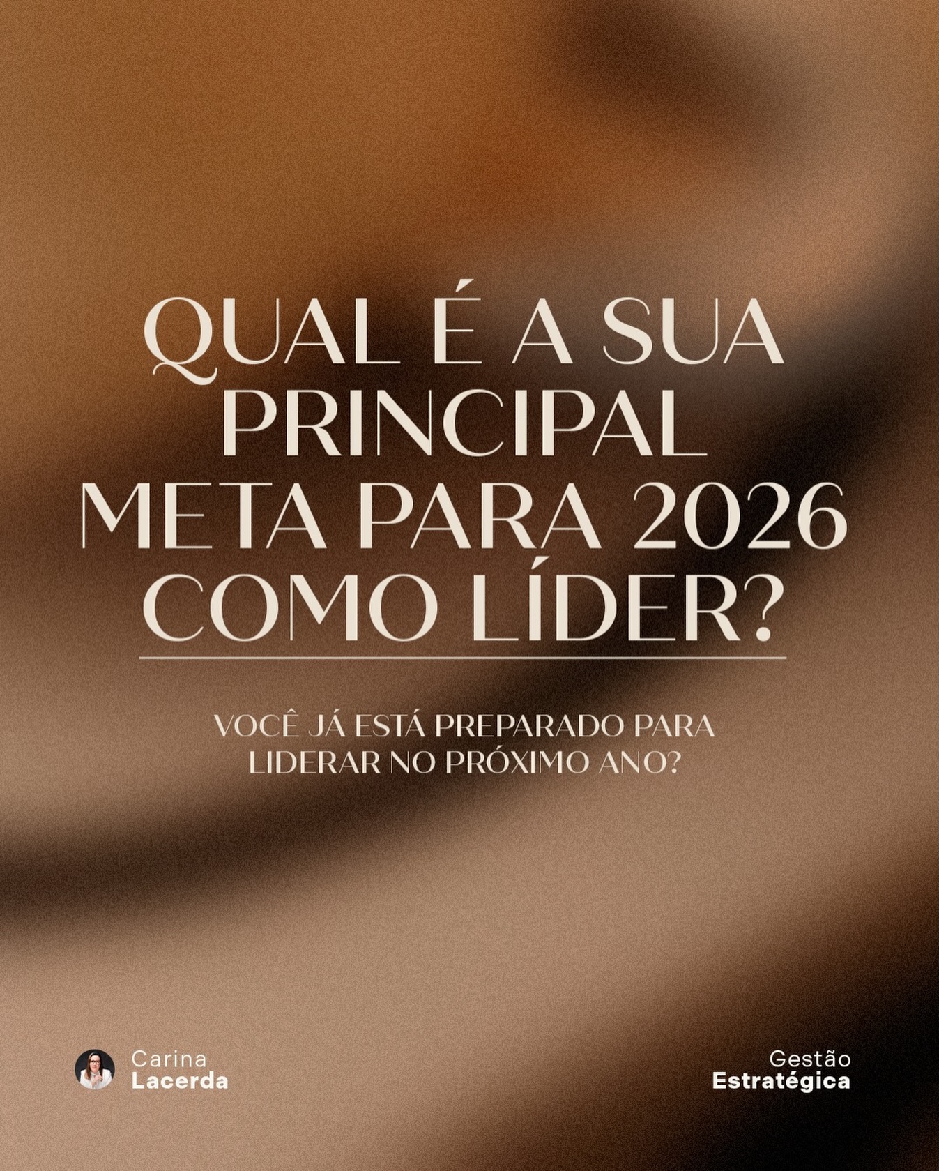 Qual é a sua principal meta para 2026 como líder?
E, mais importante: você já está preparado para liderar o próximo ano que vem aí?
Porque metas não se sustentam apenas em números, elas se sustentam em comportamento, visão, clareza e capacidade de conduzir pessoas com propósito.
2026 vai exigir líderes que comuniquem melhor, que tomem decisões com mais consistência e que saibam transformar pressão em direção, não em caos.
Antes de pensar no que você quer conquistar, pense em quem você precisa se tornar para chegar lá.
Liderança é menos sobre controlar e mais sobre alinhar, inspirar e dar estrutura para que a equipe acompanhe o ritmo que o negócio exige.
Se você quer entrar em 2026 com mais preparo, estratégia e segurança nas suas decisões, vale a pena conversar sobre como a mentoria pode te apoiar nesse processo.
Acesse o link na Bio ou me chama no direct