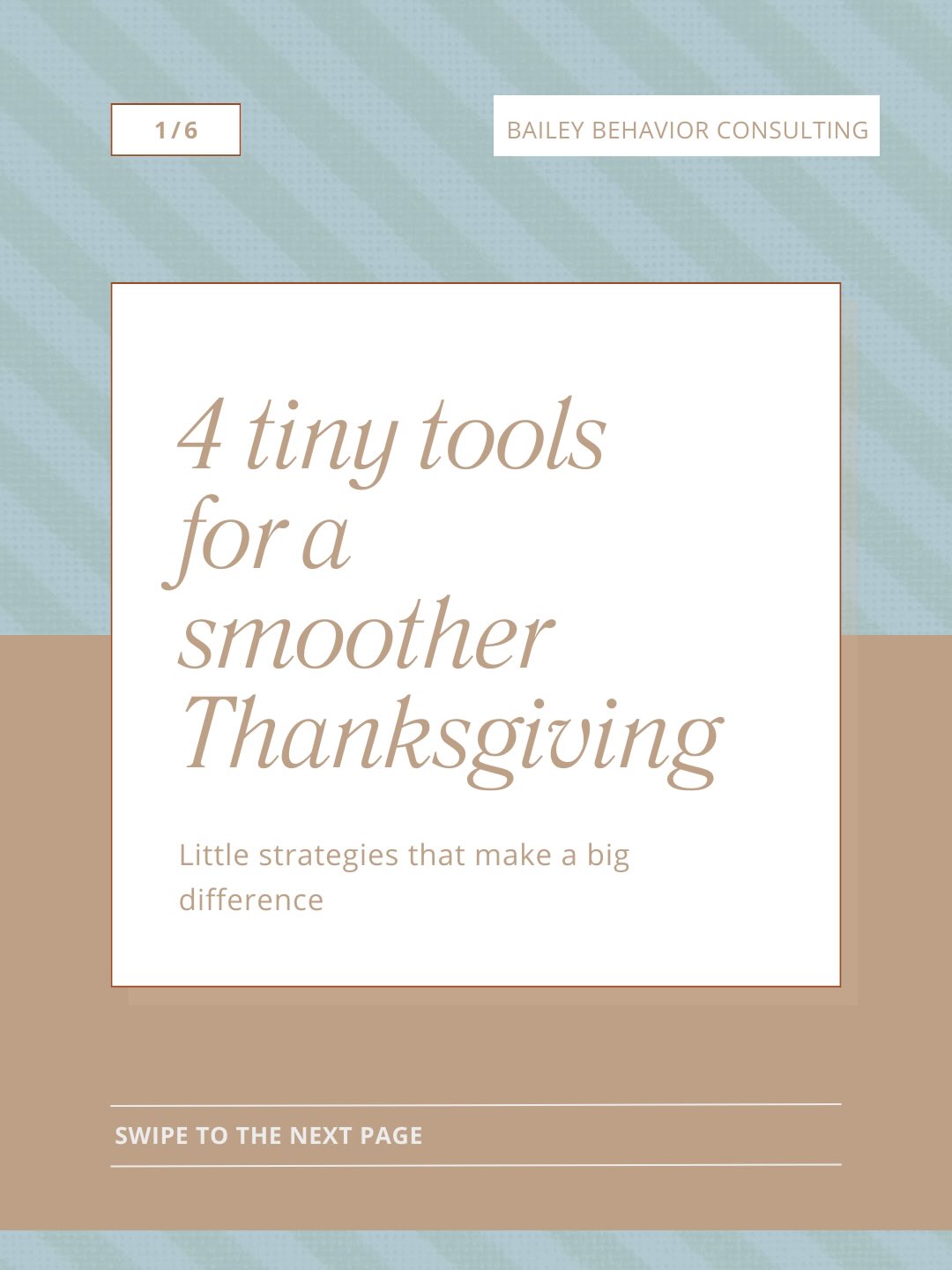 This Thanksgiving, we’re giving thanks for community.
To every parent, caregiver, individual, and child we get to support — you are the heart behind our mission. Your strength, curiosity, and everyday commitment inspire us daily.
Today we’re sharing a few small, practical strategies to help the holiday feel a little smoother for your family.
Whether your day is calm, busy, or somewhere in between, we hope these tools bring more connection and less stress.
Wishing you a warm, joyful Thanksgiving surrounded by the people who matter most. 🤎
— Trish, owner of Bailey Behavior Consulting LLC
#baileybehaviorconsulting #baileybehavior #thanksgiving #tips #behaviorsupport #adhd #autism #parenting #support #bcba #aba #abatherapy #family #familytime #turkey