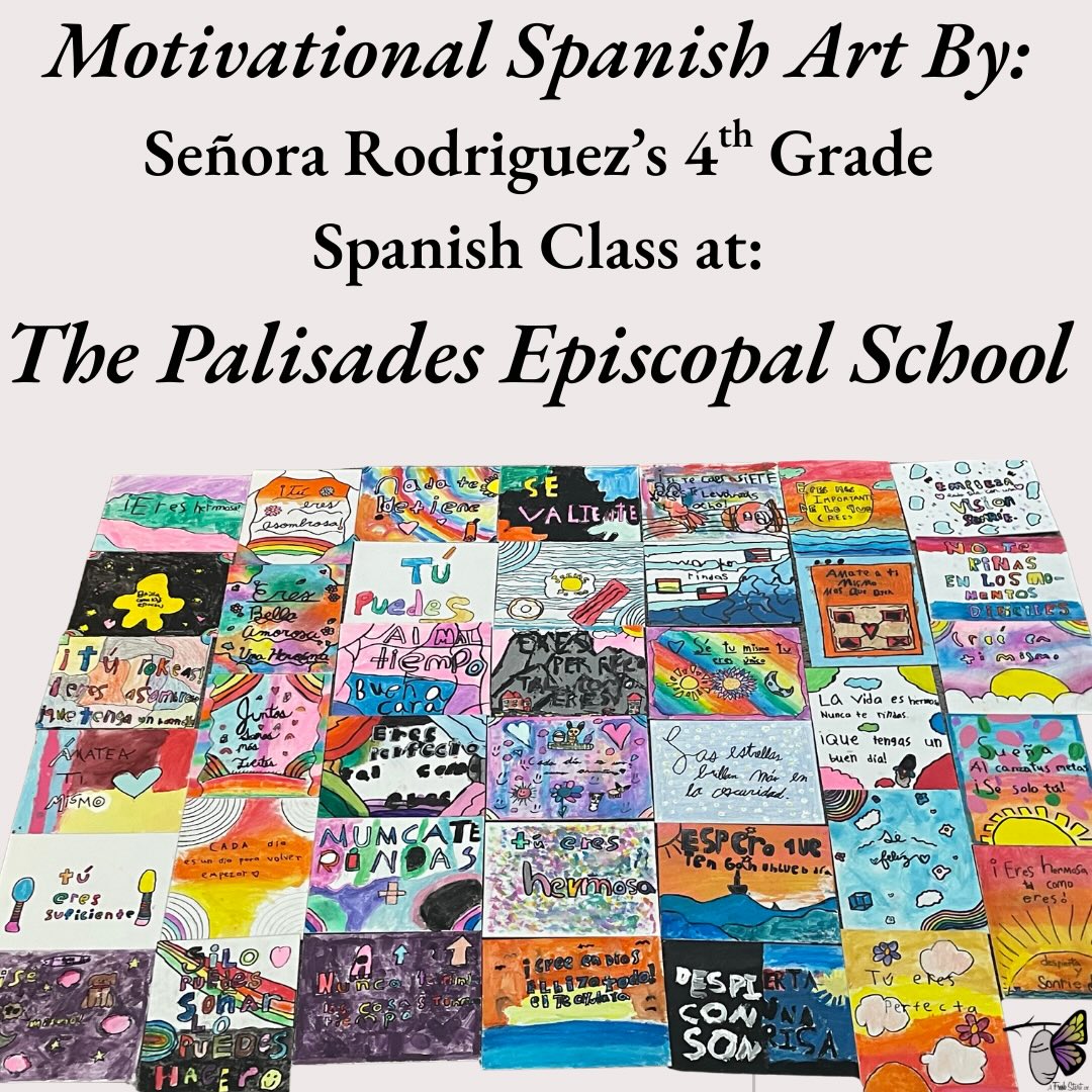 Thank you so much to Señora Rodriguez and her 4th Grade Spanish Class at @pescharlotte for your incredible hearts and creativity in painting motivational art in Spanish for our clients. Hearing the students share how they love giving back to their community and why they chose the motivational words they did truly filled our hearts with joy.
Knowing that these students are the future leaders of tomorrow makes us feel incredibly blessed. Thank you to the parents for raising such compassionate children, and to dedicated teachers like you, Señora Rodriguez, for guiding and inspiring them. Your beautiful Spanish motivational art pieces will undoubtedly encourage and uplift the hearts of the survivors and children we serve. You are truly helping us make a meaningful impact in their lives. Thank you! Thank you! Thank you!
Señora Rodriguez, your 4th Grade Spanish Class, and Palisades Episcopal School, thank you for making such a big difference in encouraging our clients and their children.
To stay informed about the issue of human trafficking, be sure to follow us on Instagram and Facebook. 💜 #afreshstartclt #childrenmakingart #futureleaders #everyonecanmakeadifference