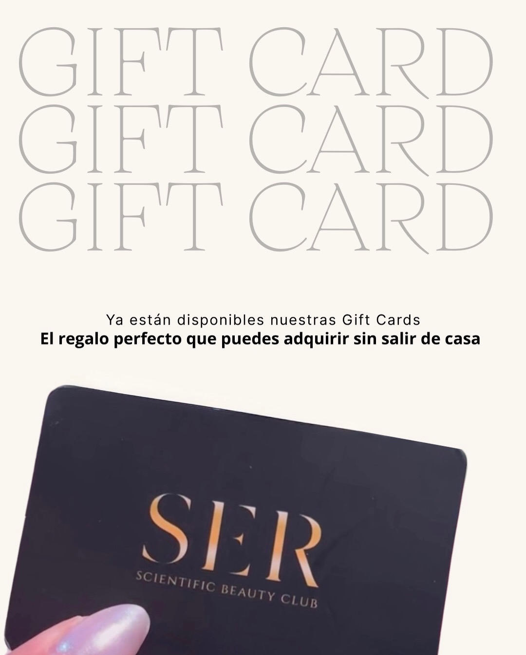 🎁 El regalo perfecto sí existe… y está a un clic✨
Este diciembre regala bienestar, calma y amor propio con las Gift Cards de Club SER: Una forma práctica, especial y pensada para sorprender a cualquier persona que quieras: tu pareja, tu familia, tus amigos… ¡o incluso tu equipo de trabajo!
Desde $150.000 COP, puedes cargar el monto que desees.
Un regalo que no ocupa espacio, pero llena el alma.
Un detalle que no se queda guardado, sino que se vive.
Un momento para pausar, respirar y recargar energía.
Compra tu Gift Card hoy sin salir de casa al link de nuestra biografía y sorprende con bienestar.