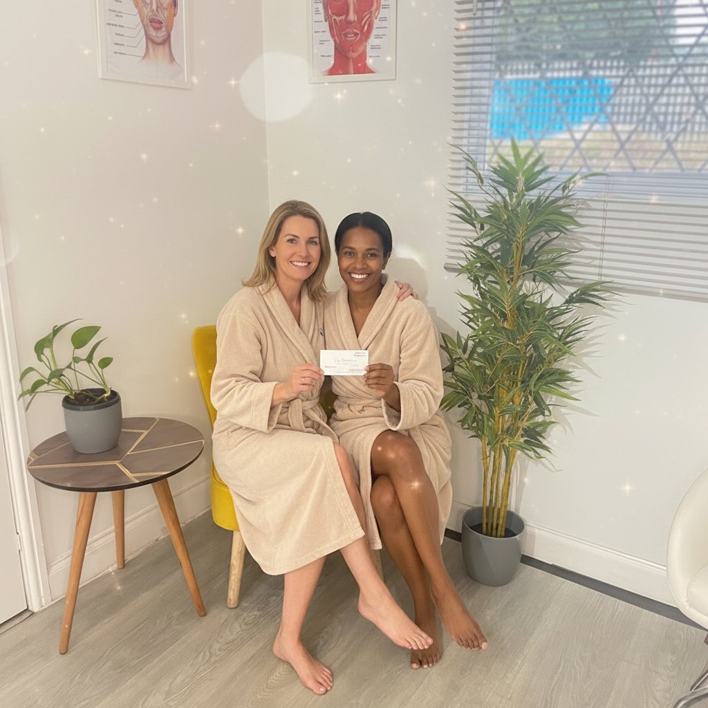 Friendship and glowing skin go hand in hand.
Imagine sharing your favourite beauty secret and both of you getting rewarded. That’s exactly what happens when you refer a friend to Beauty by Naz. Not only do you both earn a £10 credit when your friend books a package, but you’ll also collect bonus Glow Circle points to unlock even more treats.
It’s my way of saying thank you for trusting me with your skin, and for helping our local beauty community grow stronger every day.
Ready to treat yourself and a friend? DM “Referral” to get started or ask me about The Glow Circle at your next visit. 💕✨