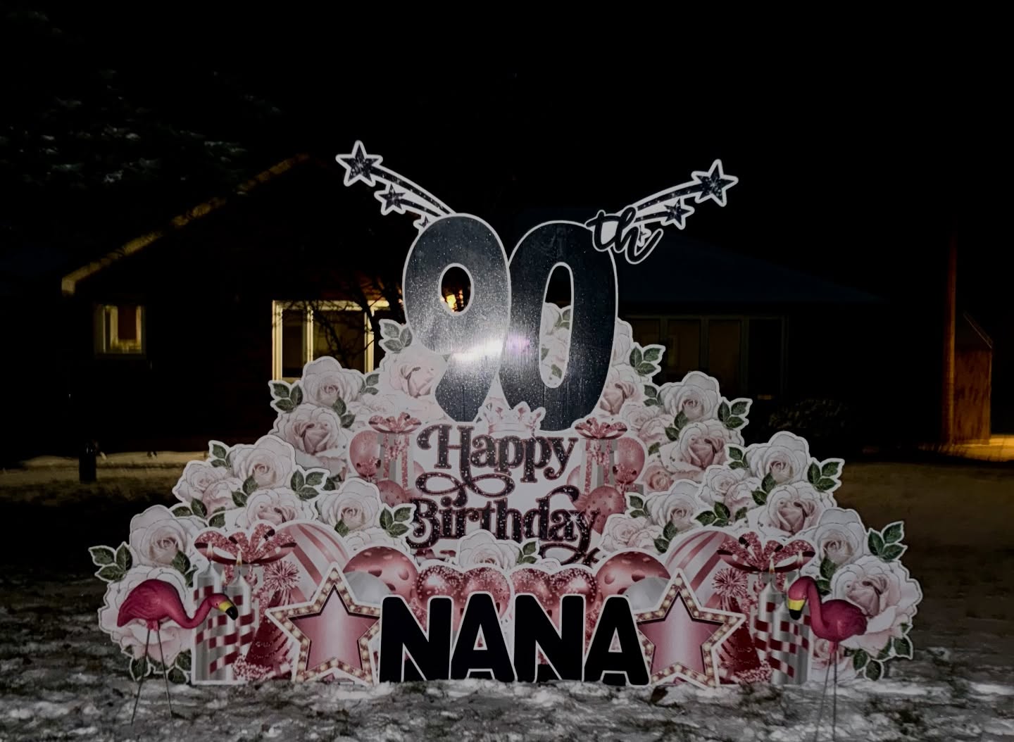 🎀 A 90th Birthday Celebration!! 🎀
It was our pleasure to place this beautiful display to celebrate a truly special milestone — Nana’s 90th birthday!
Soft florals, shimmering accents, and a touch of sparkle for a timeless and elegant tribute to a remarkable woman! 👏👏
If you’re planning a celebration for someone you love, we’d be delighted to help you create something just as memorable!
Now booking winter, spring & grad 2026!
Hamilton & surrounding areas
www.nadinenoelledesign.com
#OakvilleEvents #NadineNoelleDesign #burlingtonevents #hamiltonevents #lawnsignrental #pink #birthday #birthdaygirl #lawnsign