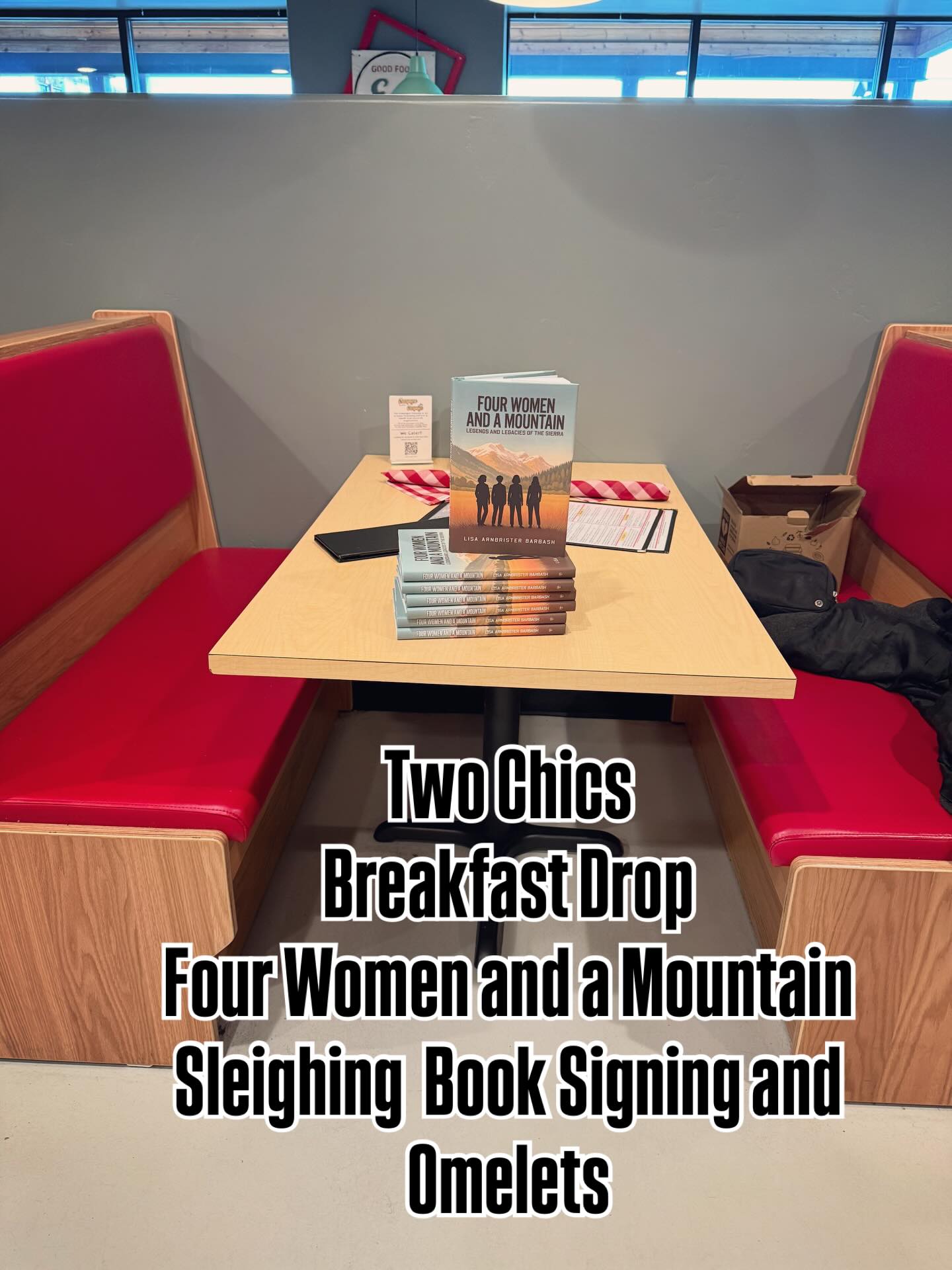 It’s beginning to look a lot like a Four Women and a Mountain Christmas 🎄
From coffee and conversation to stories of the Sierra, it was an absolute honor hosting a breakfast book signing at Two Chicks in Reno #fourwomenandamountain