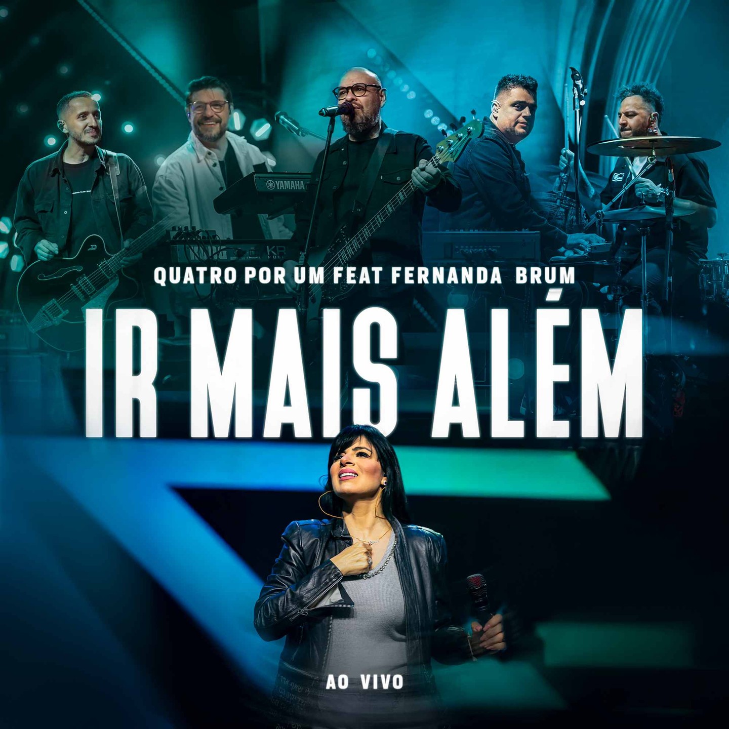 🎤✨ 'Ir Mais Além' é a nova canção da Banda Quatro por Um feat. Fernanda Brum! Uma verdadeira declaração de fé e entrega. Você já ouviu? Link in Bio #IrMaisAlém #Fé #MúsicaSacra