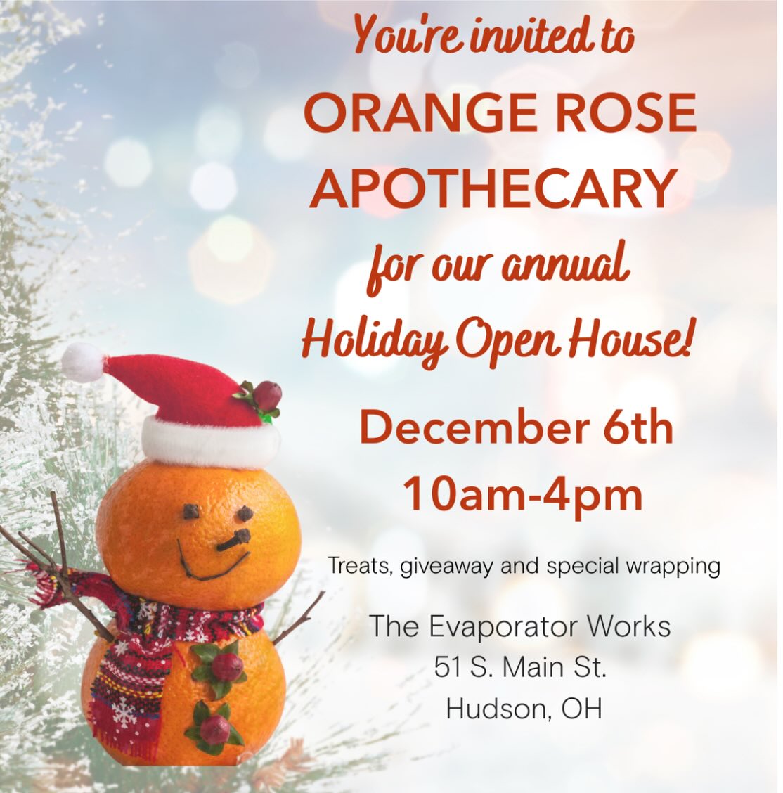 Join us this Saturday! Lots of gifts and stocking stuffers!🎄🎁