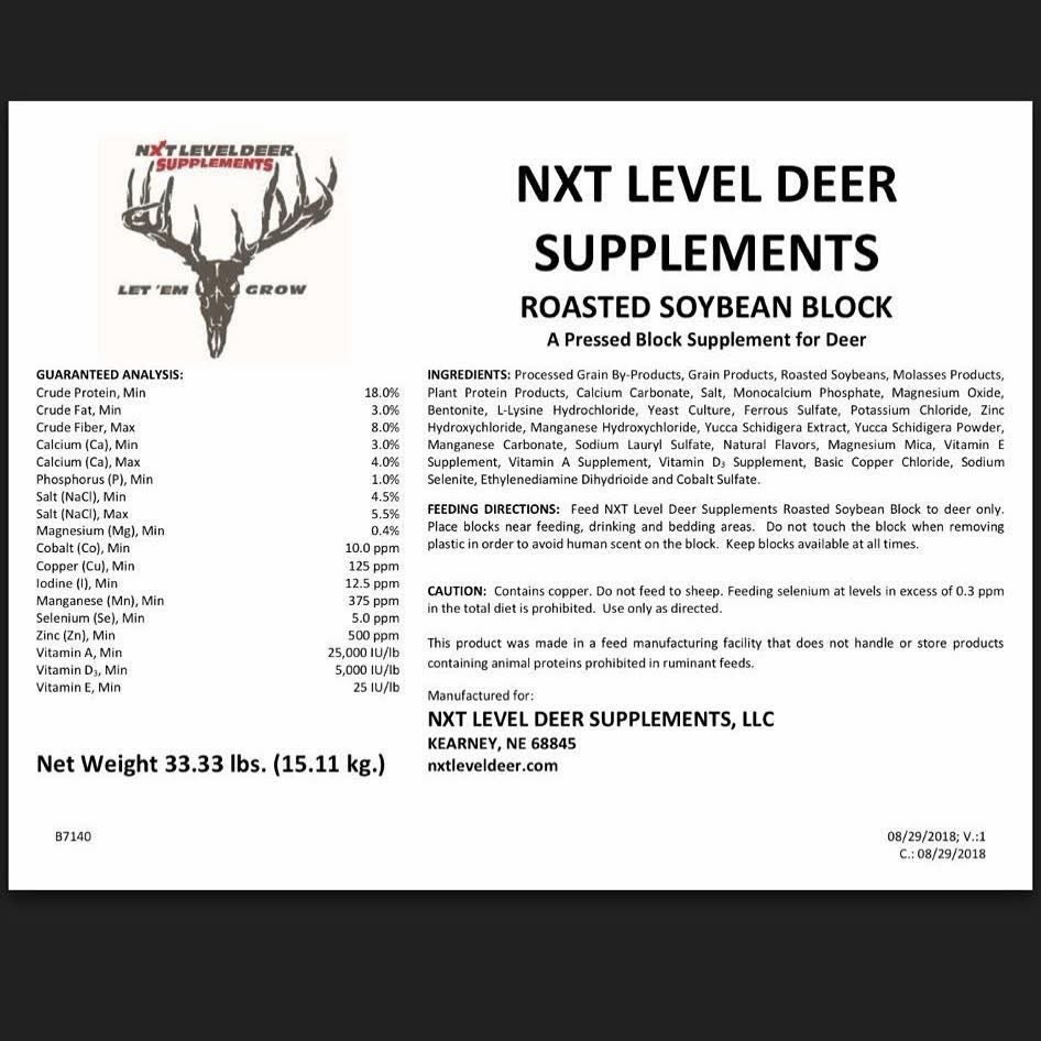 High quality protein block that won’t fall apart in the rain?? Packed with nutrition!! We’ve got you covered!!
.
.
.
#letemgrow #roastedsoybeanblock #nxtleveldeersupplements #takeyourdeertothenxtlevel #deerblock #deerfeeding #protein #herdhealth #bowhunting #hunting