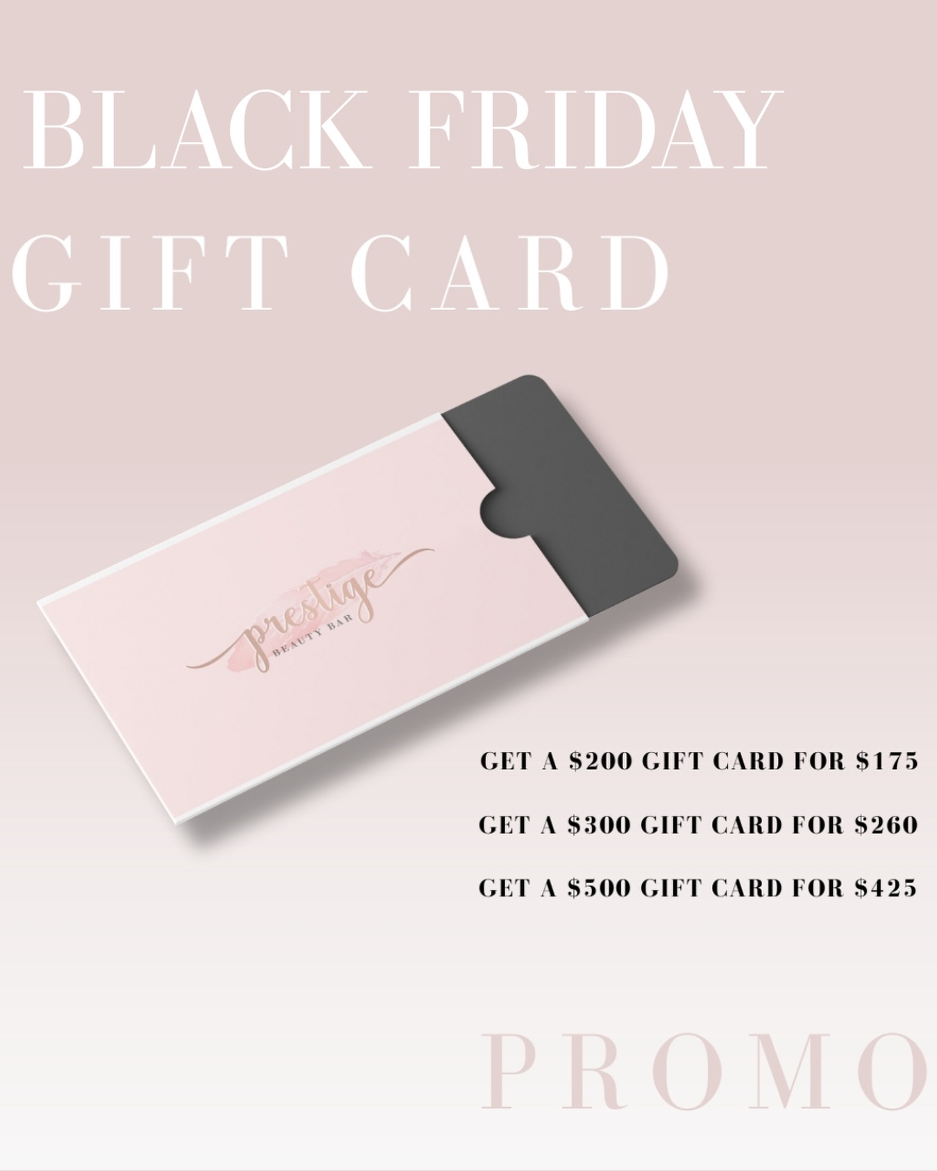 Live tonight at midnight! Our Black Friday Gift card sale. Nov 27-Dec 1st. Donāt miss it!
.
.
.
#blackfridaydeals #georgina #toronto #injectables