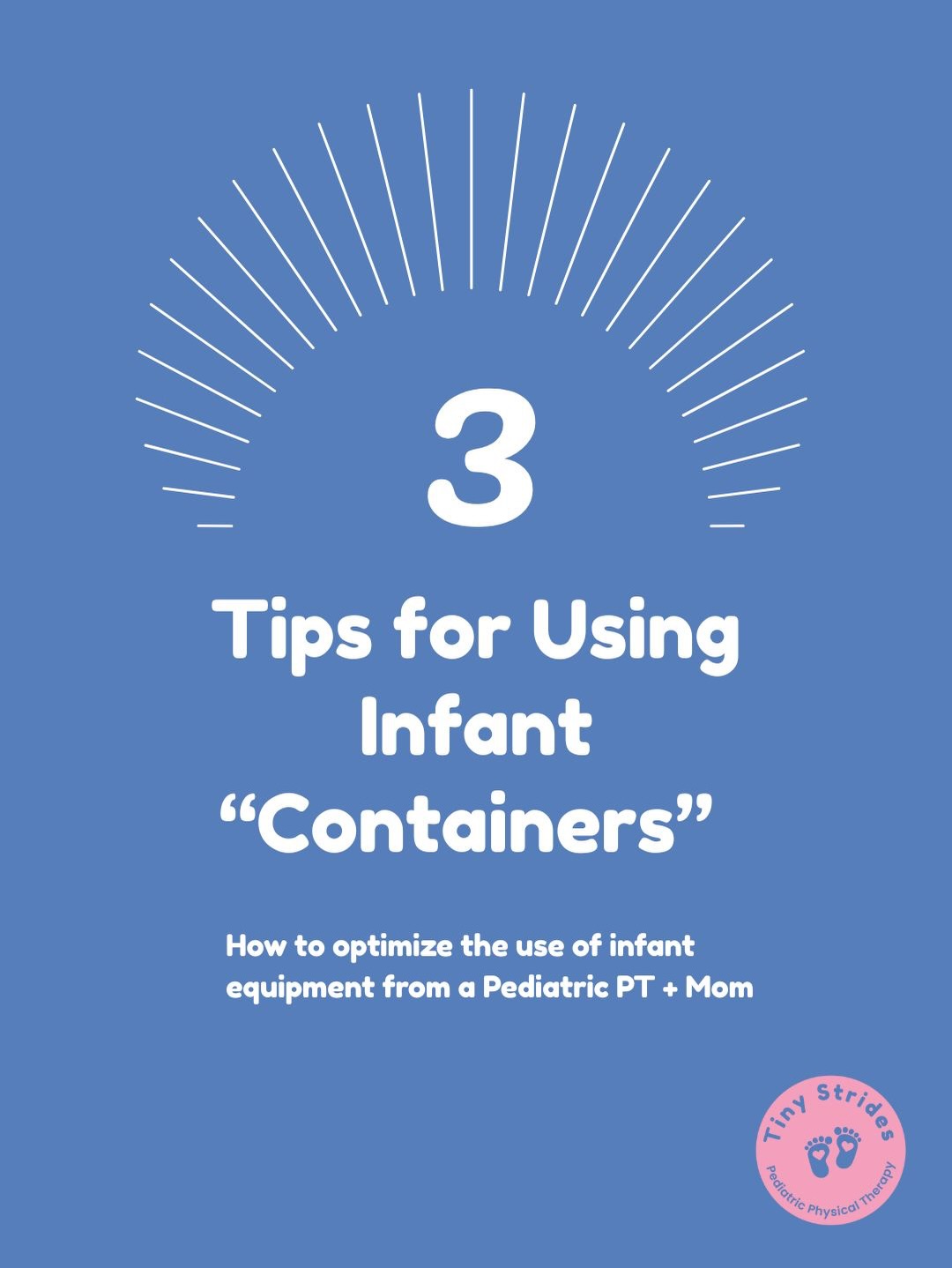 Movement helps your child take tiny strides towards big milestones!
How to intentionally use infant equipment and support your child’s milestones 🙌🏼
Hi, I’m Meridith — mom, pediatric PT, and owner of Tiny Strides. I help little ones across Greater Cleveland take tiny strides toward big milestones through play-based therapy. My mission is to help babies move confidently while giving parents the tools to support growth at home. 🫶🏼 Specialties: torticollis, head shape correction, gross motor delays. 💙