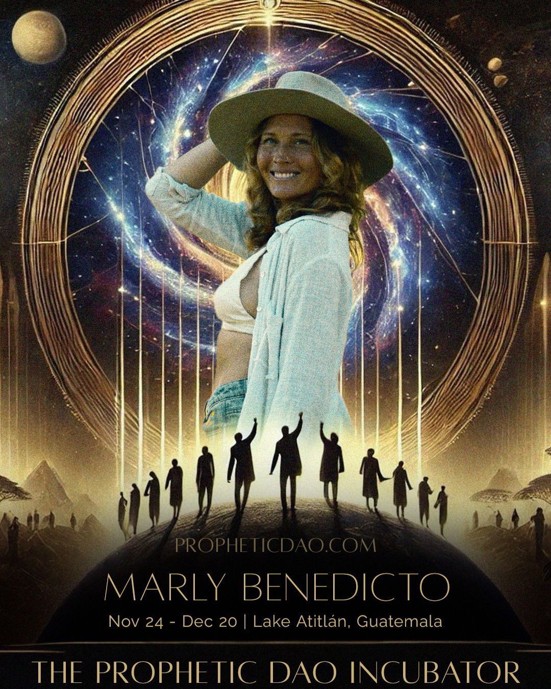 🌺✨ Marly Benedicto — Luminous force of feminine leadership, ceremony, and earth-rooted wisdom 🌿🔥
Through Gaia Temple, Marly activates circles of devotion, embodiment, and reconnection to the sacred feminine.
At The Gathering and throughout Starseed Cities of Light, she leads a powerful camp — anchoring remembrance, beauty, and balance within the ecosystem.
Her medicine is subtle and strong, like the Earth itself 🌍💫
#MarlyBenedicto #GaiaTemple #SacredFeminine #TheGathering #StarseedCities #PropheticDAO #TheGatheringGuatemala #DAOCommunity #Ceremony #Remembrance #Balance #RegenerativeCulture